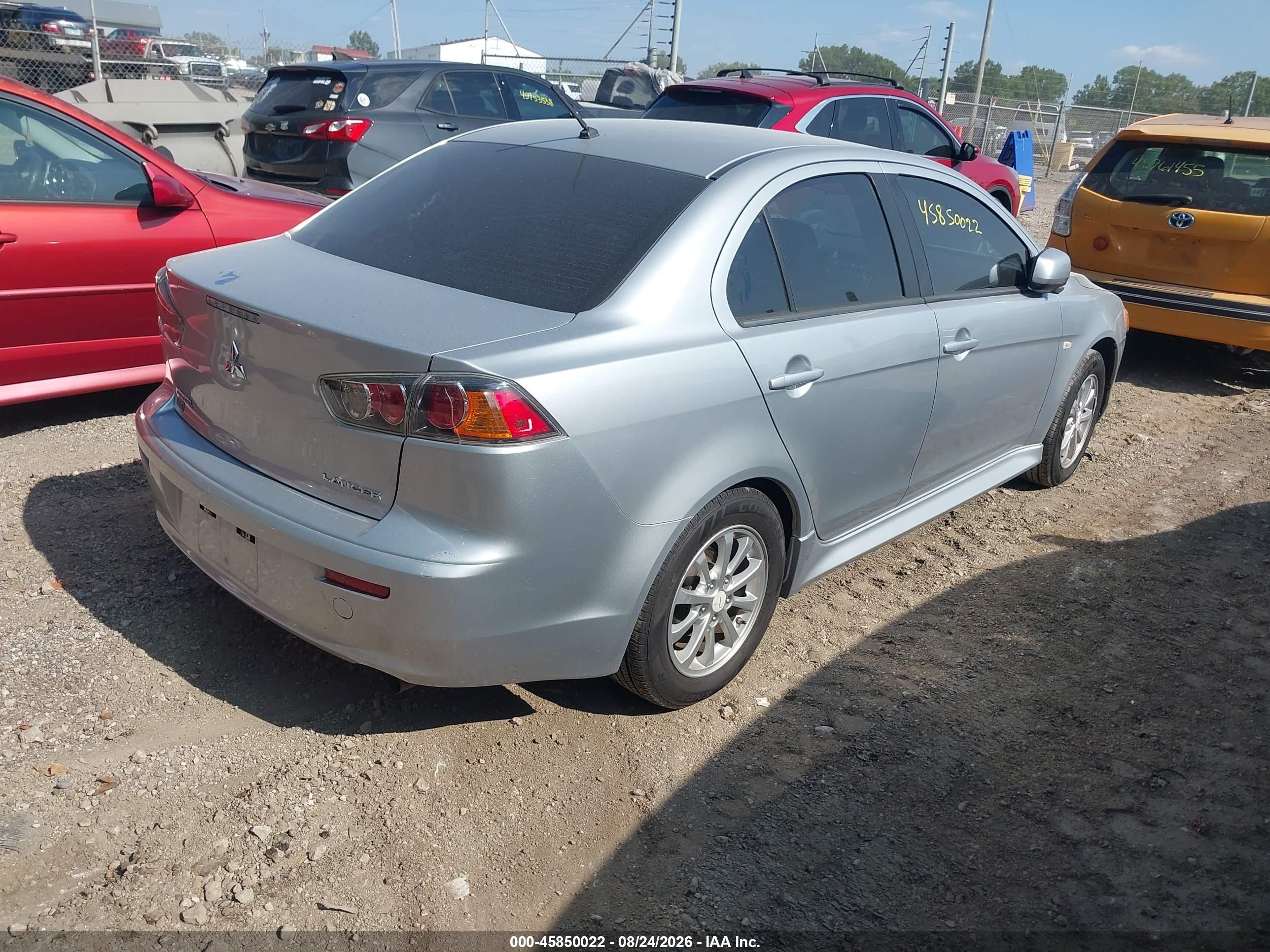 2012 Mitsubishi Lancer Se Серебряный vin: JA32V2FWXCU022018