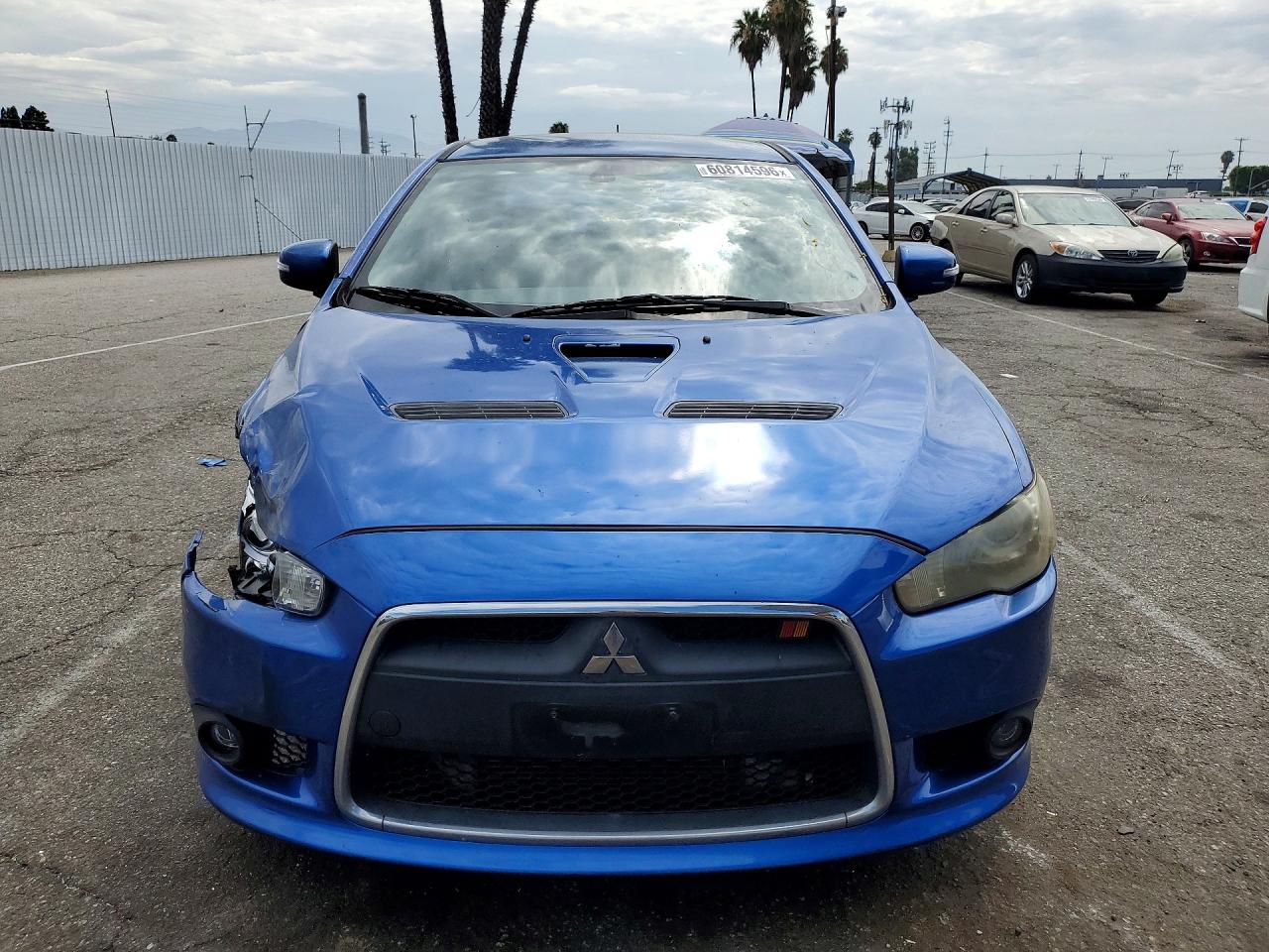 2015 Mitsubishi Lancer Ralliart Blue vin: JA32V6FV1FU015784