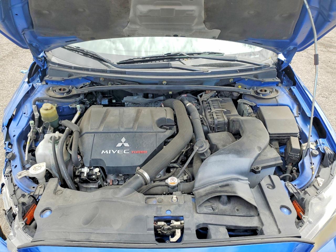 2015 Mitsubishi Lancer Ralliart Blue vin: JA32V6FV1FU015784