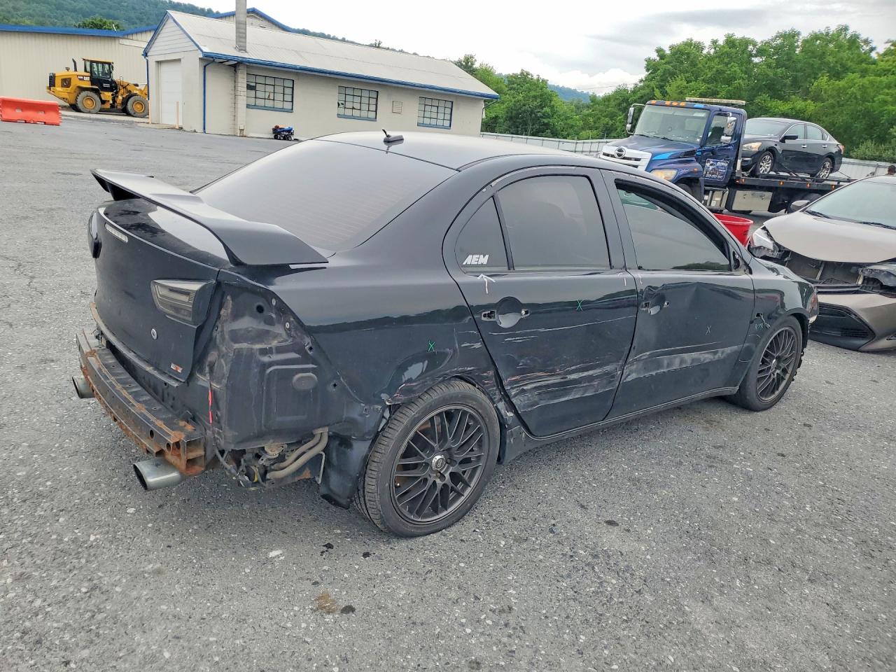 2011 Mitsubishi Lancer Ralliart Black vin: JA32V6FV5BU033487