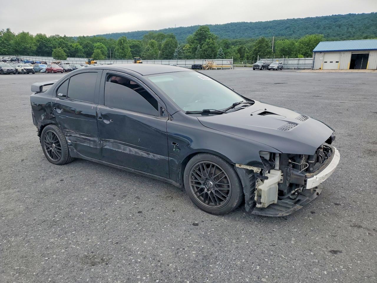 2011 Mitsubishi Lancer Ralliart Black vin: JA32V6FV5BU033487