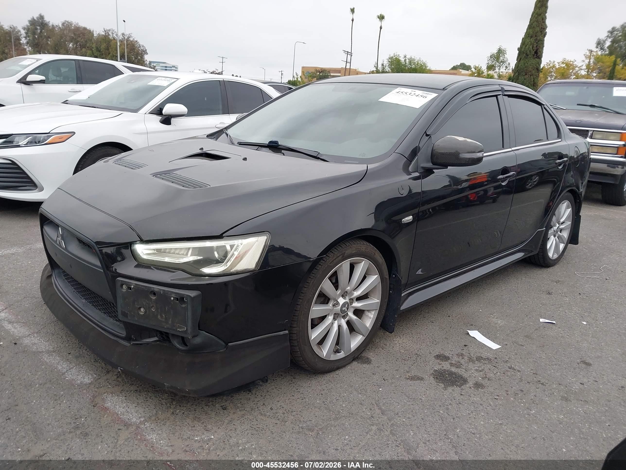 2011 Mitsubishi Lancer Ralliart Black vin: JA32V6FV6BU003348