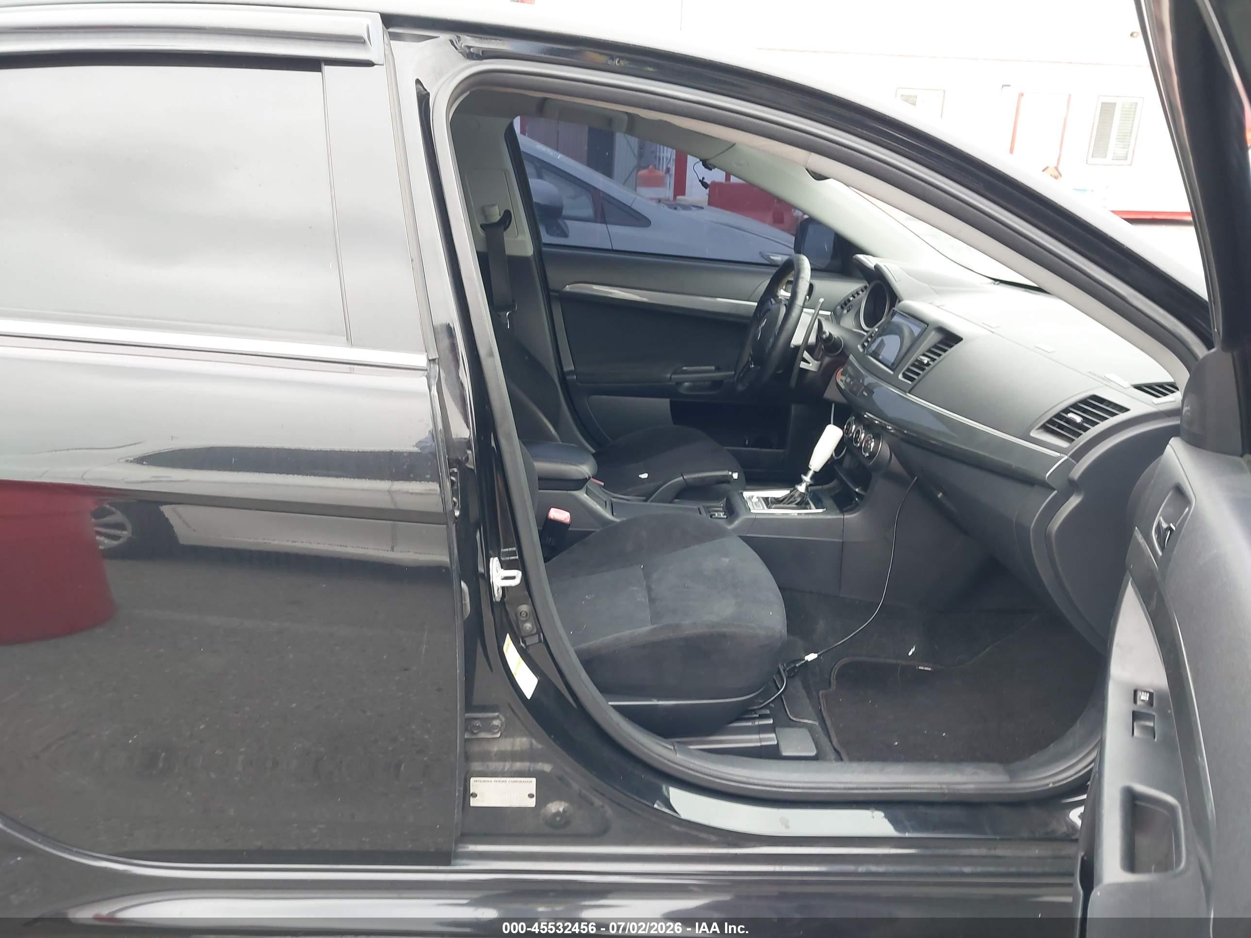 2011 Mitsubishi Lancer Ralliart Black vin: JA32V6FV6BU003348