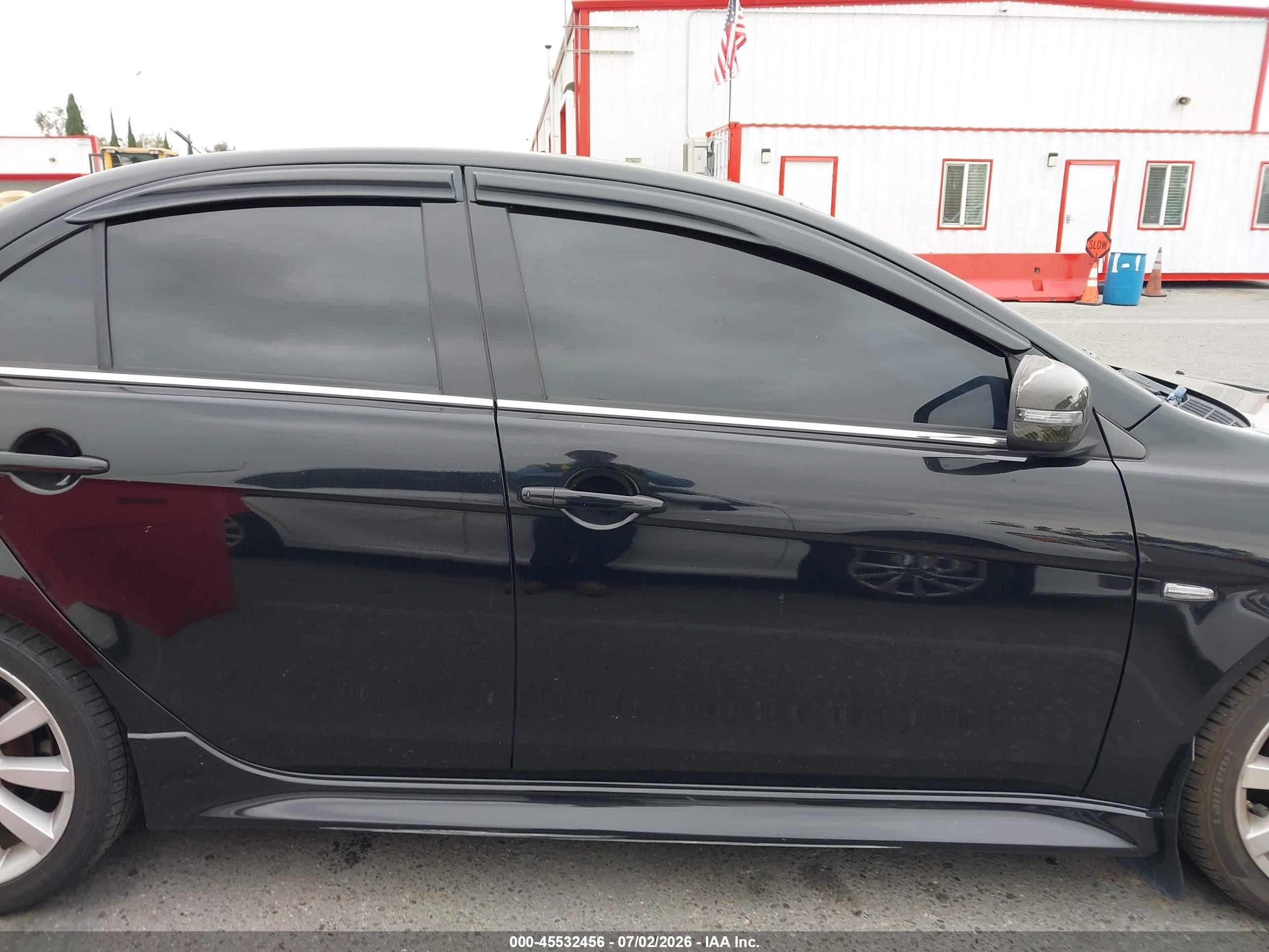 2011 Mitsubishi Lancer Ralliart Black vin: JA32V6FV6BU003348