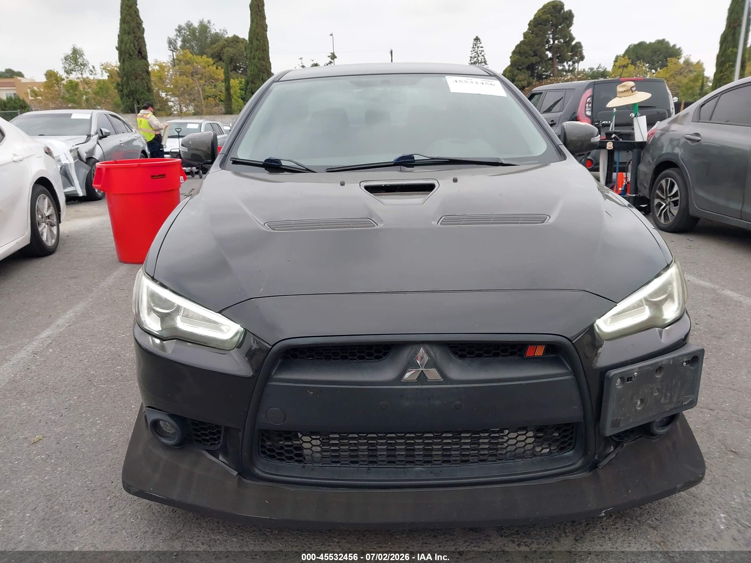 2011 Mitsubishi Lancer Ralliart Black vin: JA32V6FV6BU003348