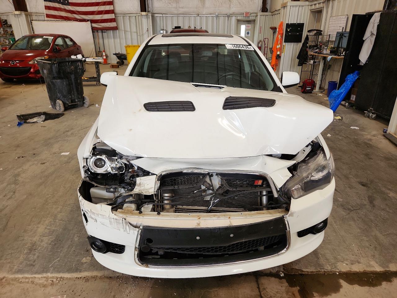 2013 Mitsubishi Lancer Ralliart White vin: JA32V6FV6DU000551