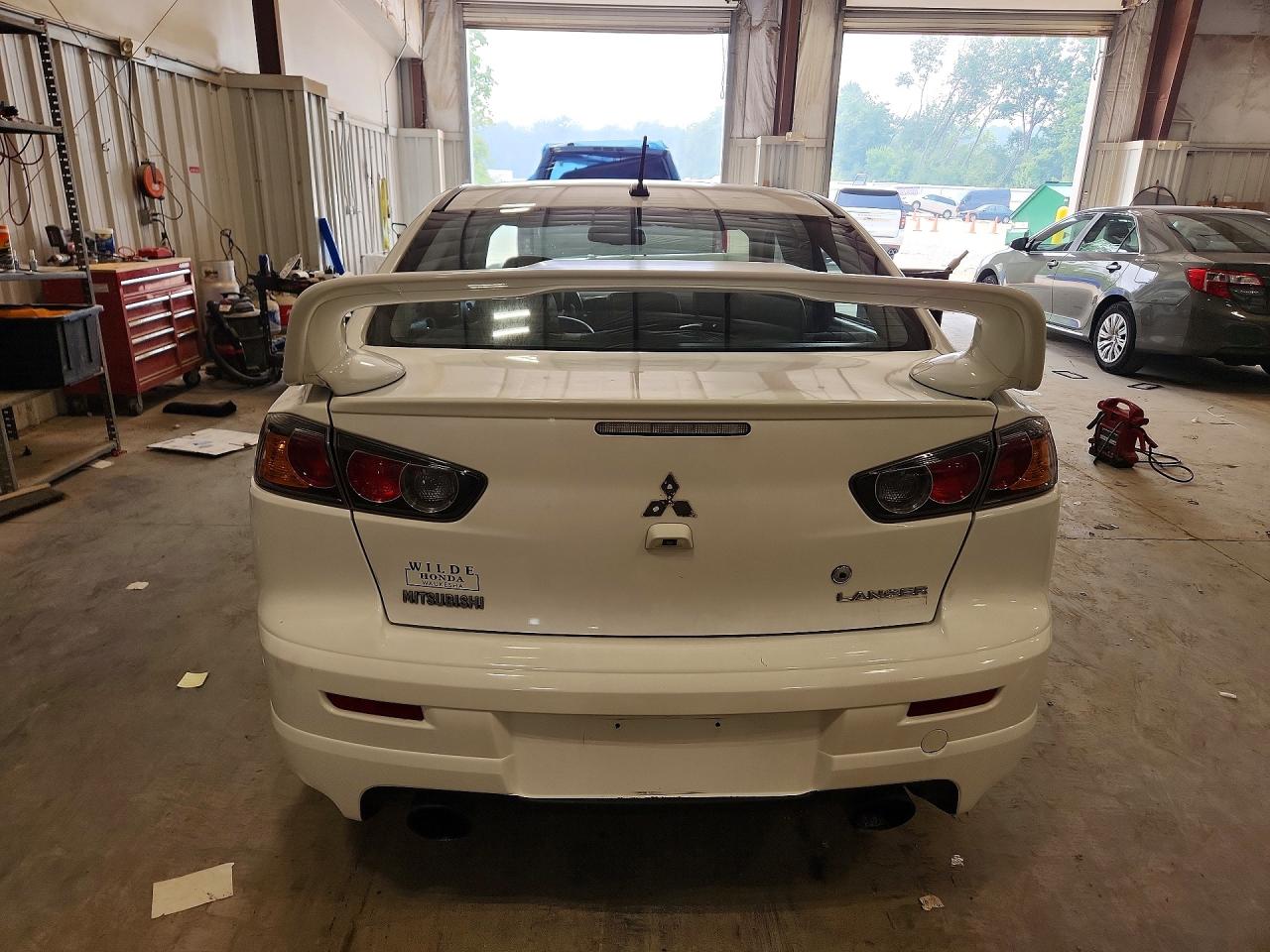 2013 Mitsubishi Lancer Ralliart White vin: JA32V6FV6DU000551