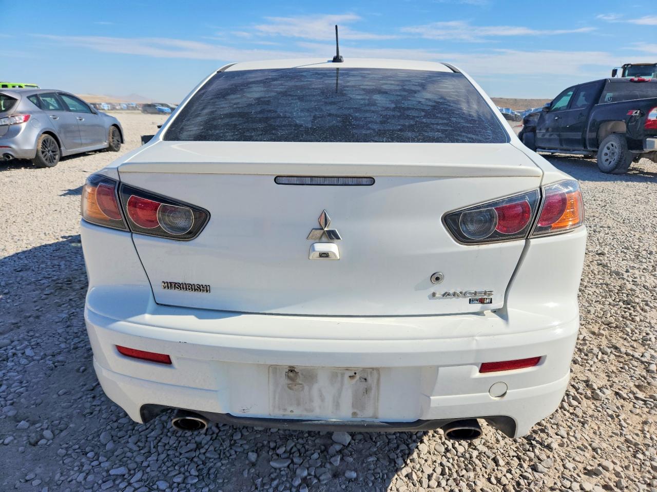 2013 Mitsubishi Lancer Ralliart White vin: JA32V6FV6DU007872