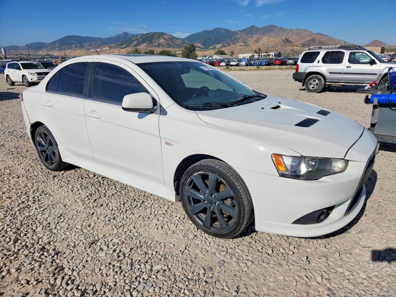 2013 Mitsubishi Lancer Ralliart White vin: JA32V6FV6DU007872