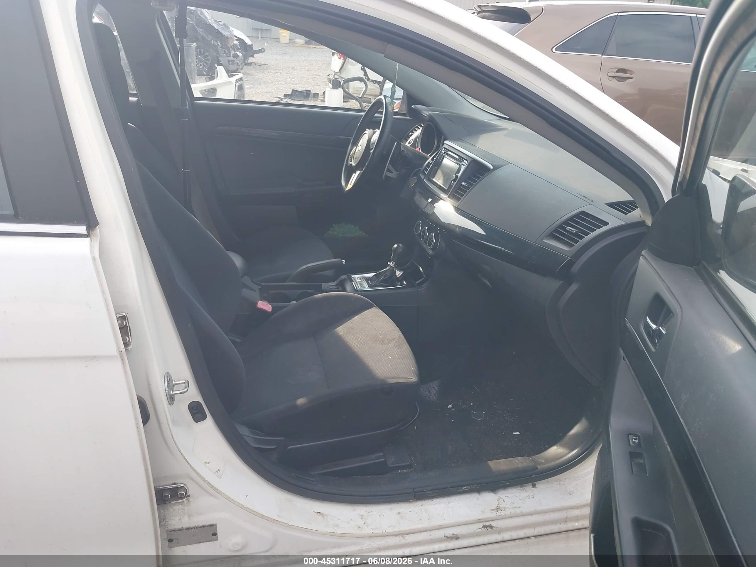 2014 Mitsubishi Lancer Ralliart White vin: JA32V6FVXEU004247