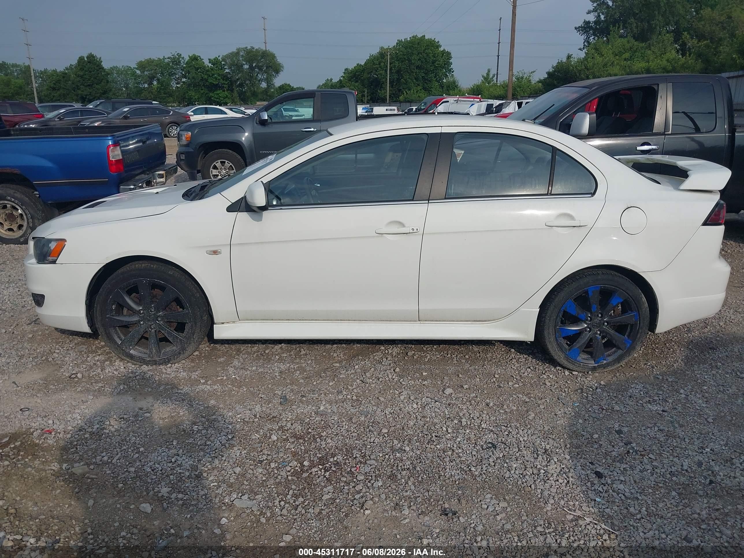 2014 Mitsubishi Lancer Ralliart White vin: JA32V6FVXEU004247
