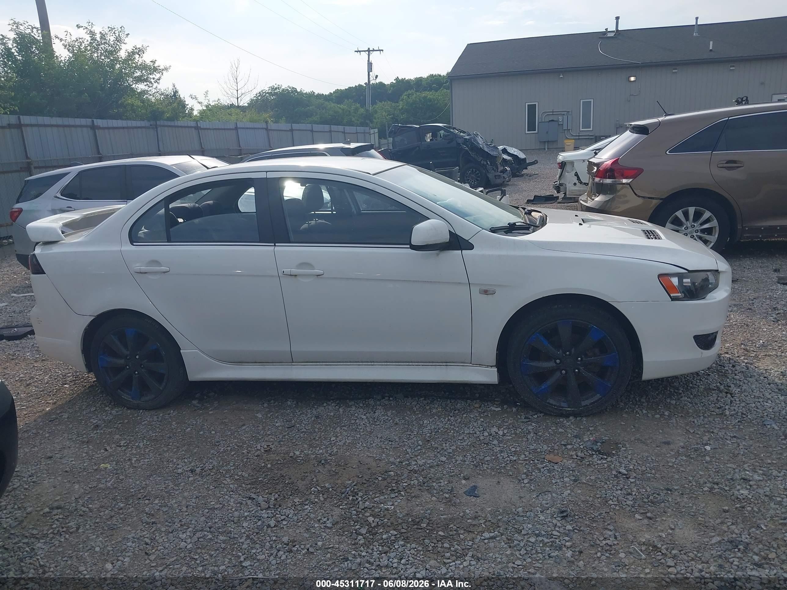 2014 Mitsubishi Lancer Ralliart White vin: JA32V6FVXEU004247