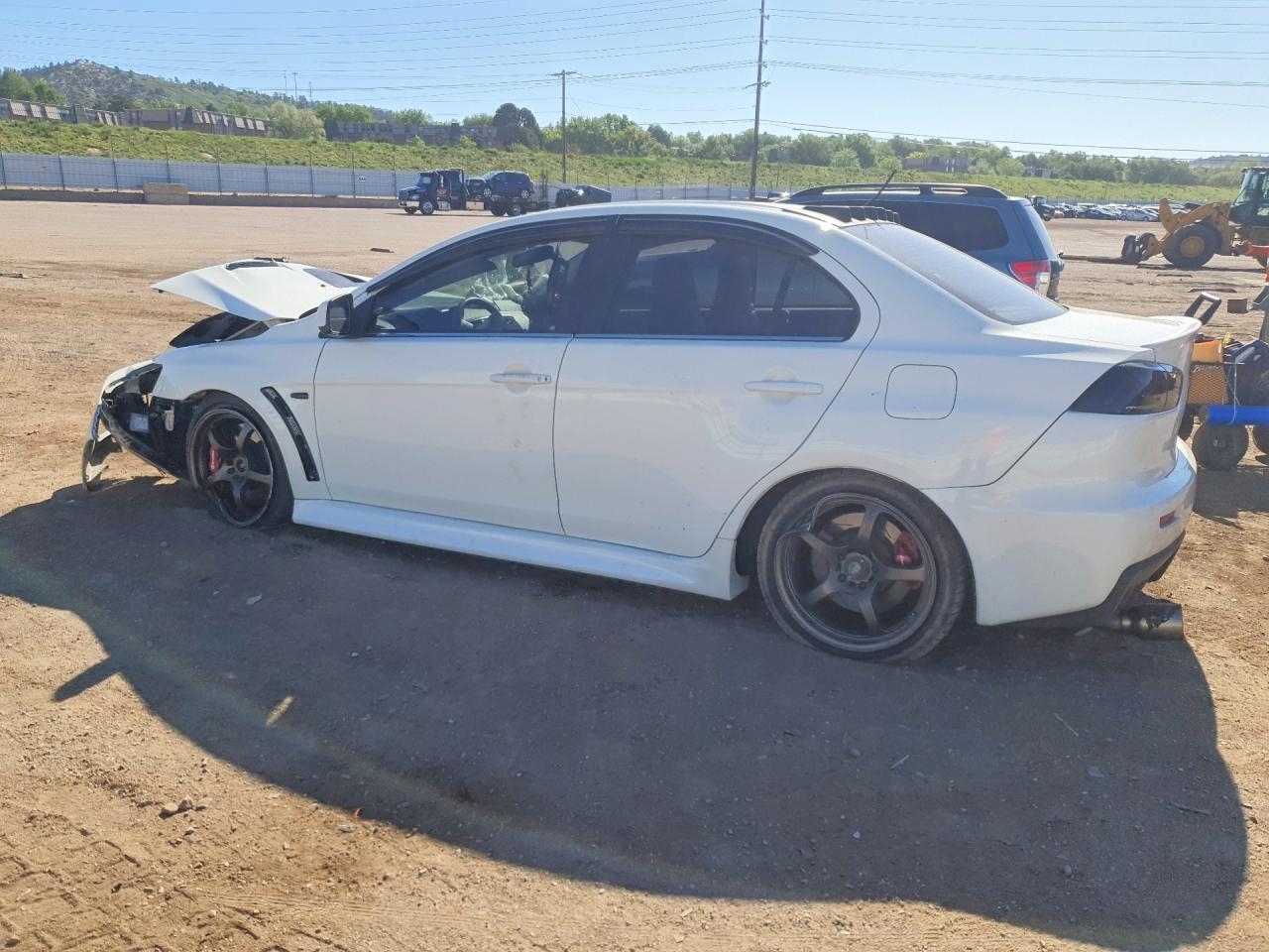 2014 Mitsubishi Lancer Evolution Mr White vin: JA32W5FV1EU008209