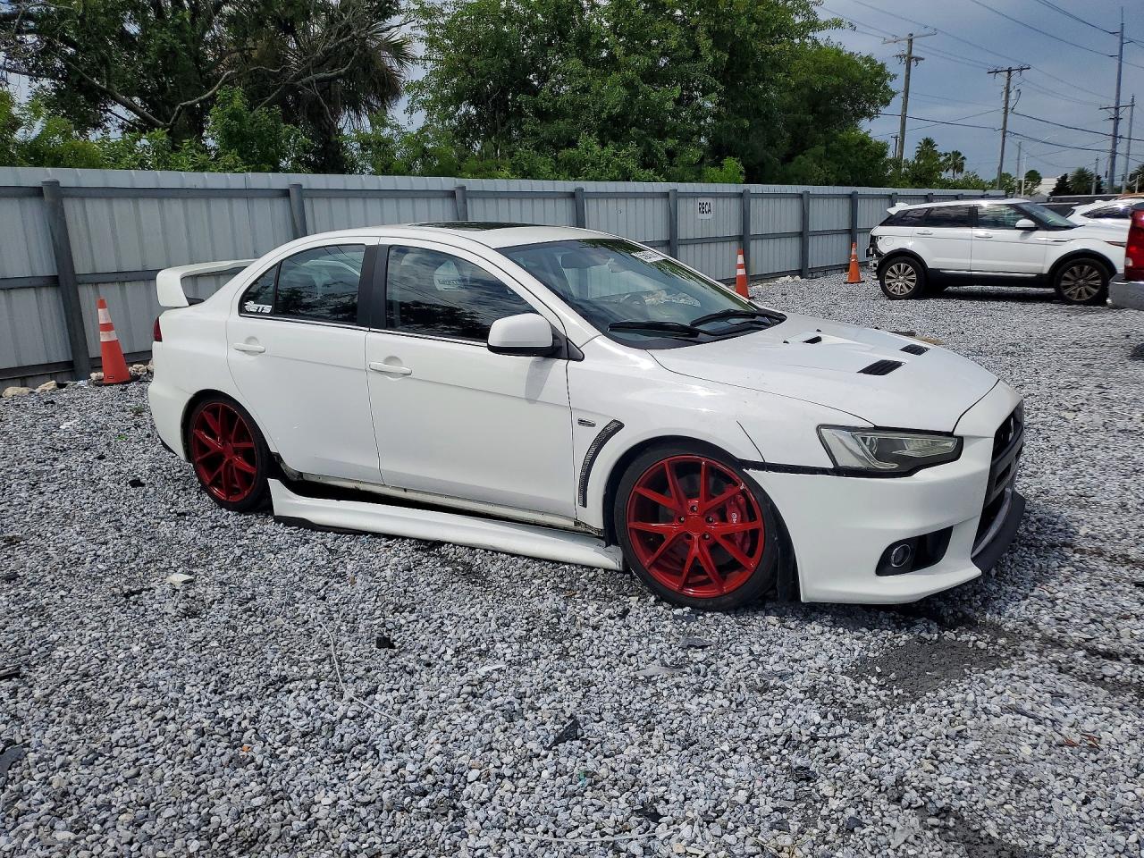 2013 Mitsubishi Lancer Evolution Mr White vin: JA32W5FV2DU011733