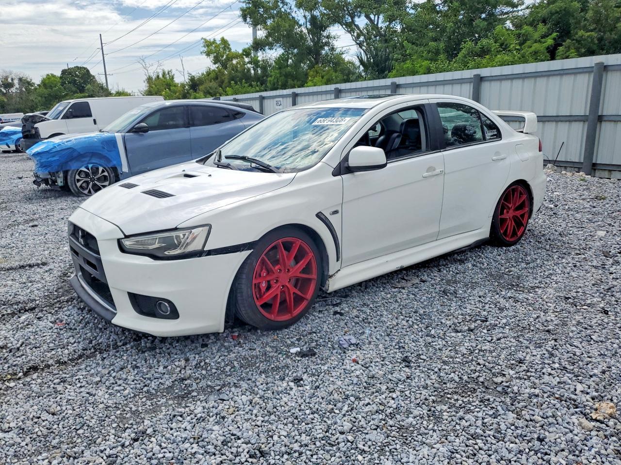 2013 Mitsubishi Lancer Evolution Mr White vin: JA32W5FV2DU011733