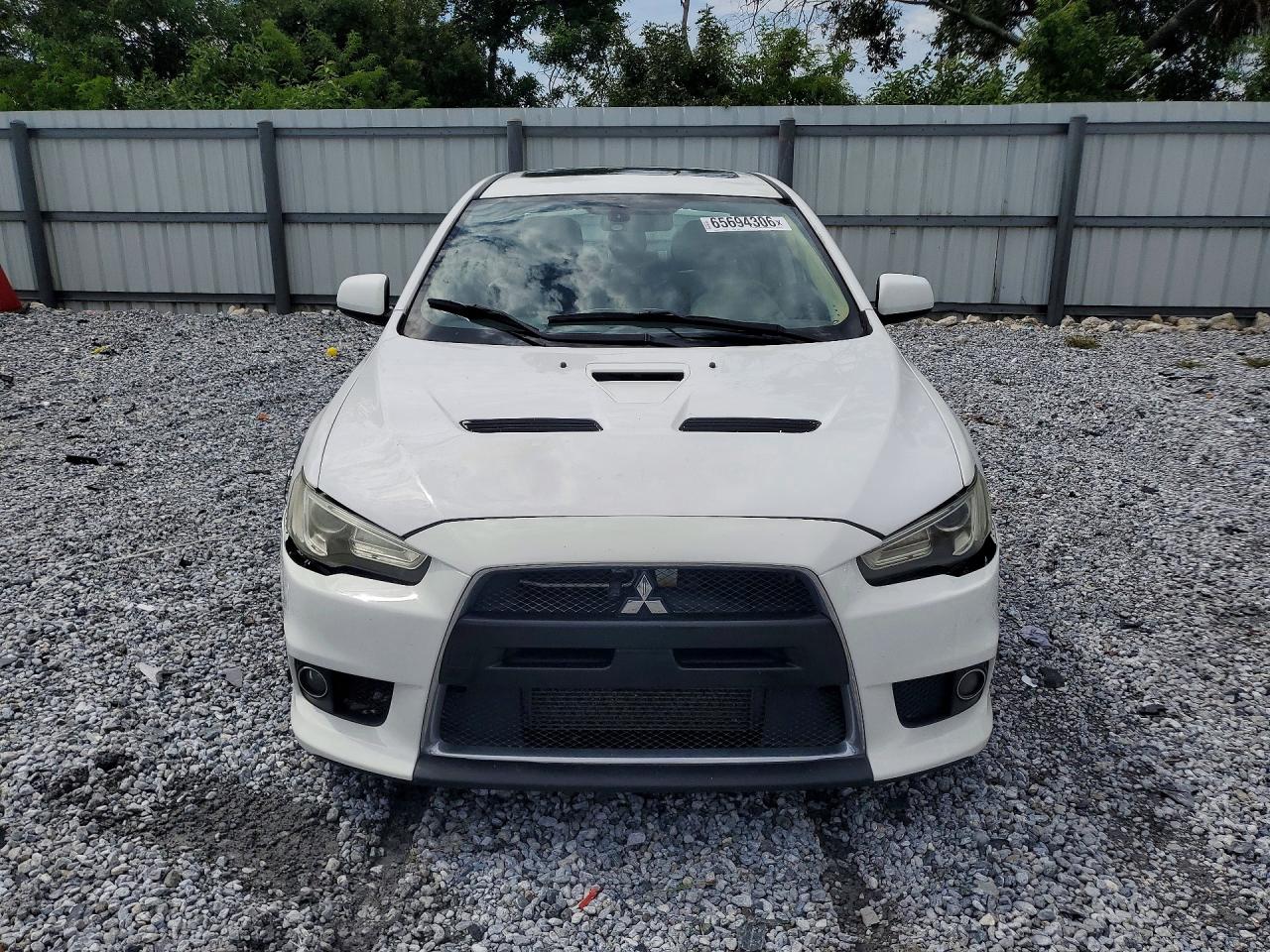 2013 Mitsubishi Lancer Evolution Mr White vin: JA32W5FV2DU011733