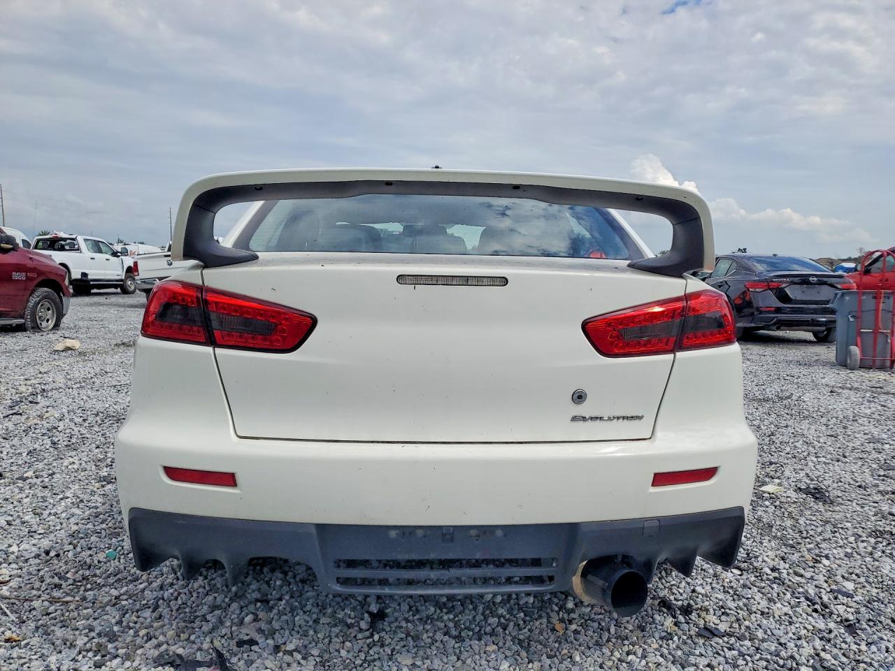 2013 Mitsubishi Lancer Evolution Mr White vin: JA32W5FV2DU011733