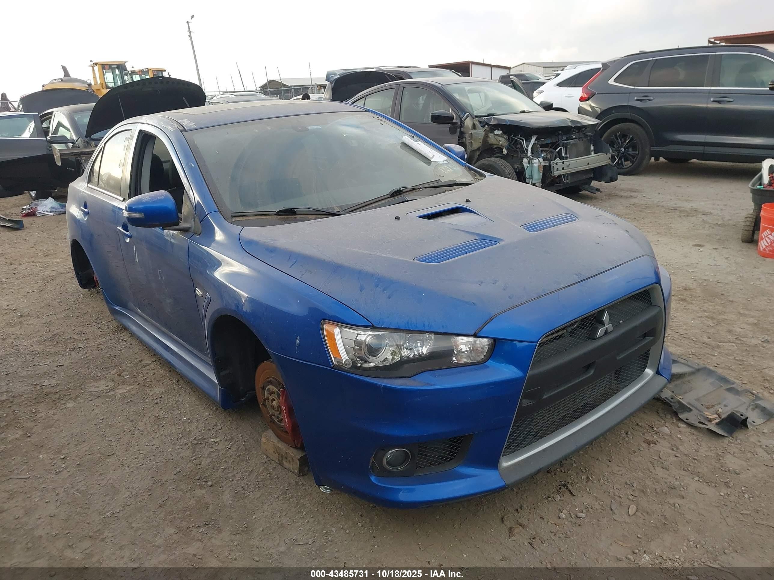 2015 Mitsubishi Lancer Evolution Mr Blue vin: JA32W5FV7FU008779