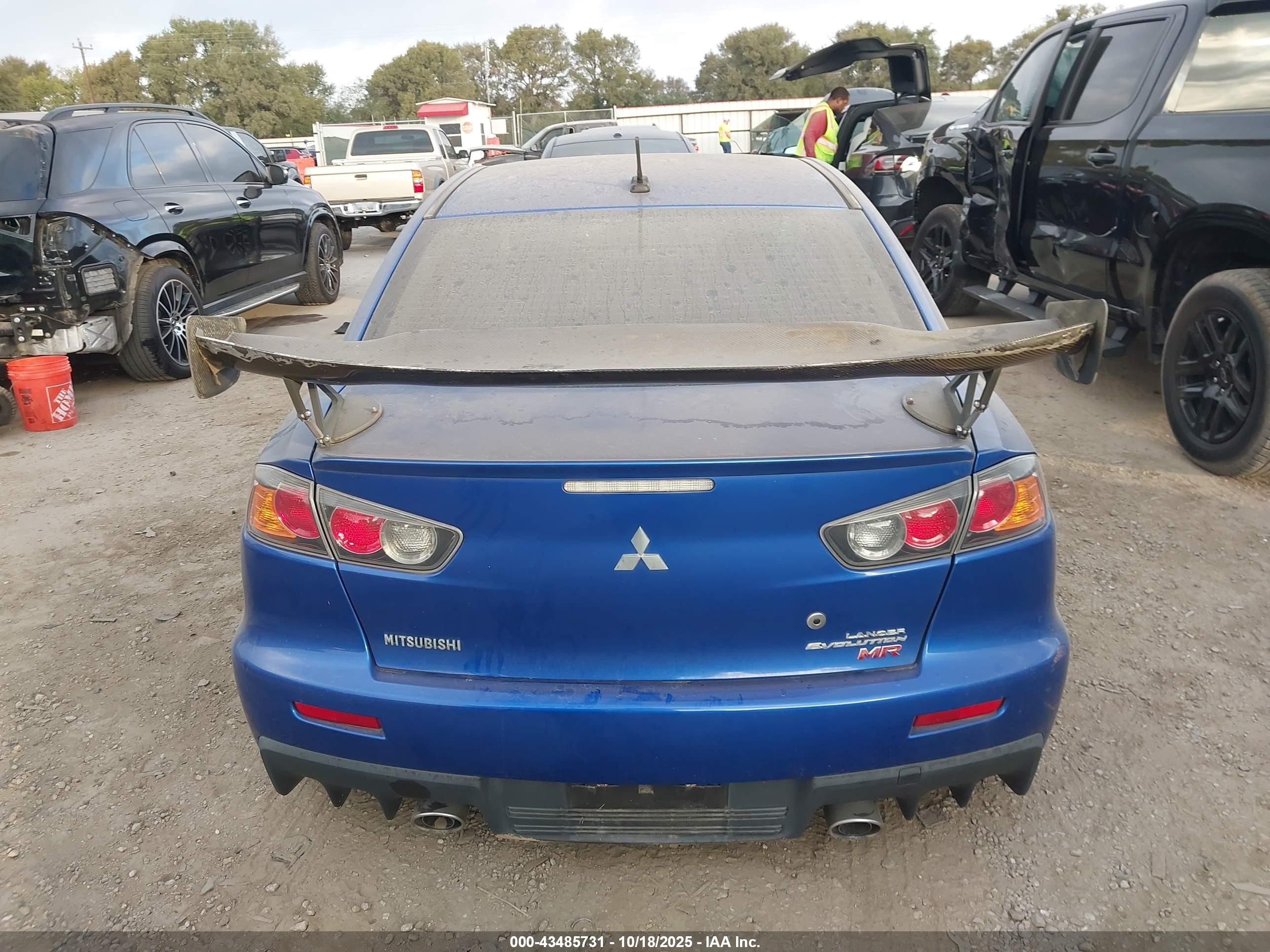 2015 Mitsubishi Lancer Evolution Mr Blue vin: JA32W5FV7FU008779