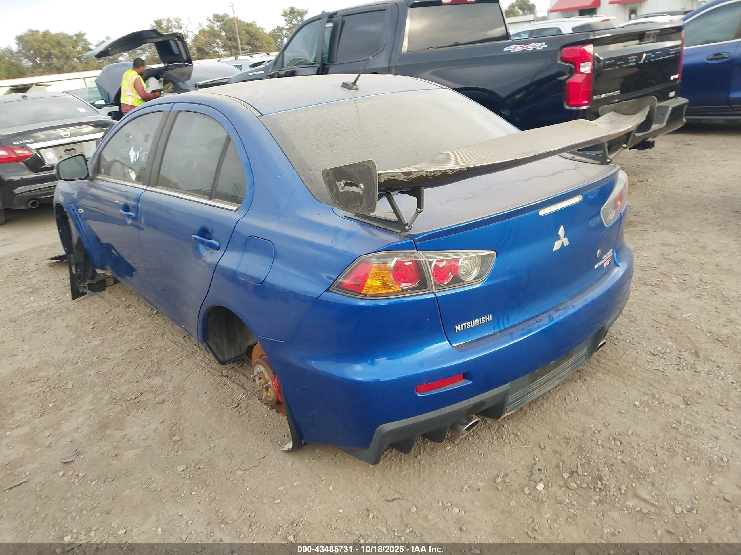 2015 Mitsubishi Lancer Evolution Mr Blue vin: JA32W5FV7FU008779