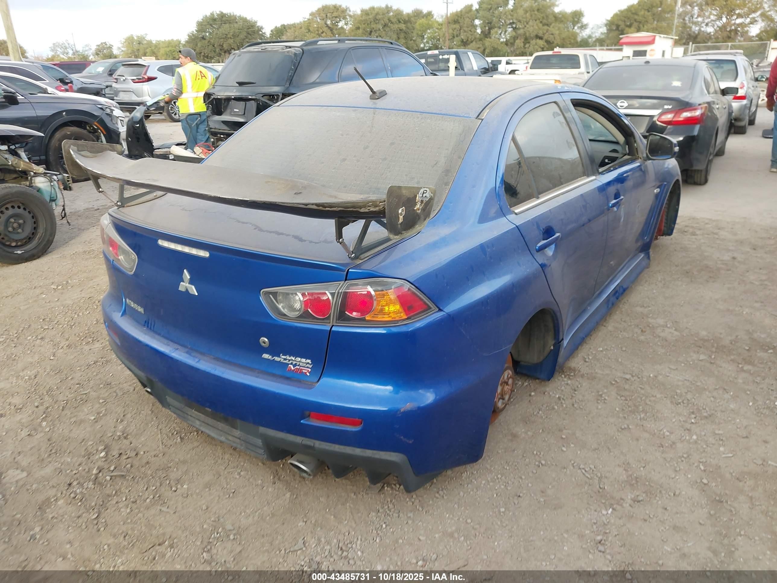 2015 Mitsubishi Lancer Evolution Mr Blue vin: JA32W5FV7FU008779