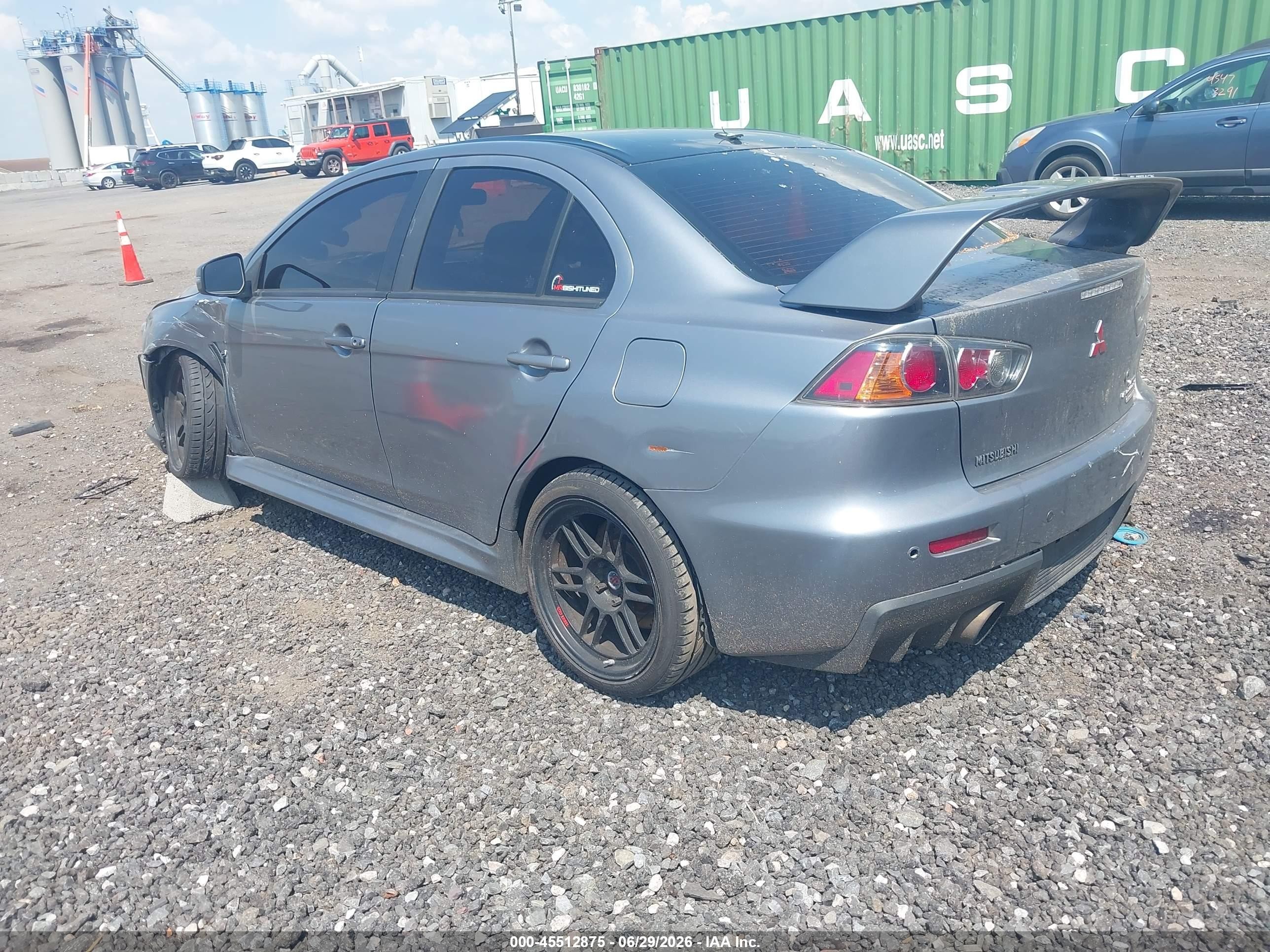 2015 Mitsubishi Lancer Evolution Final Edition Gray vin: JA32W7FV1FU028439