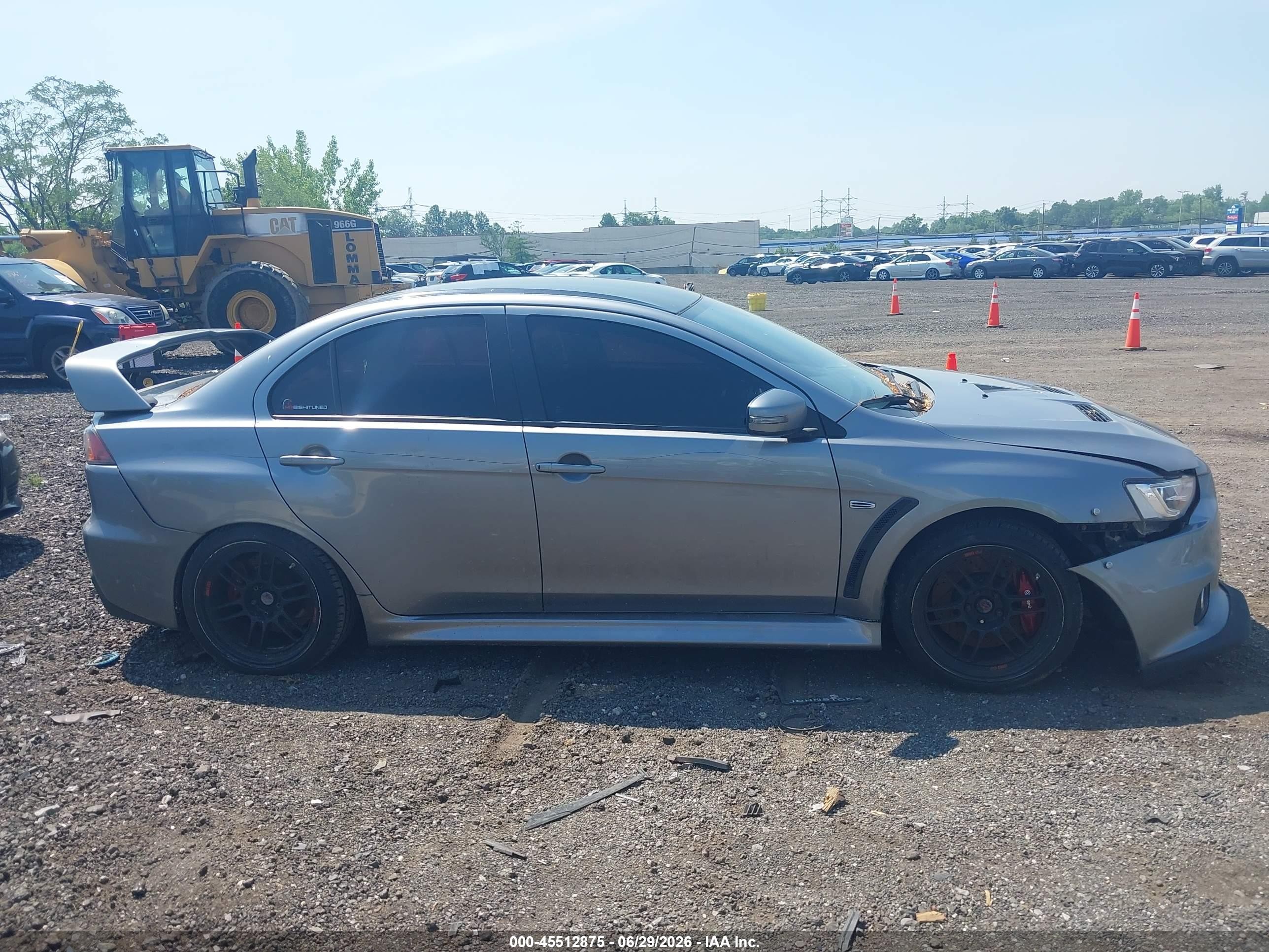 2015 Mitsubishi Lancer Evolution Final Edition Gray vin: JA32W7FV1FU028439