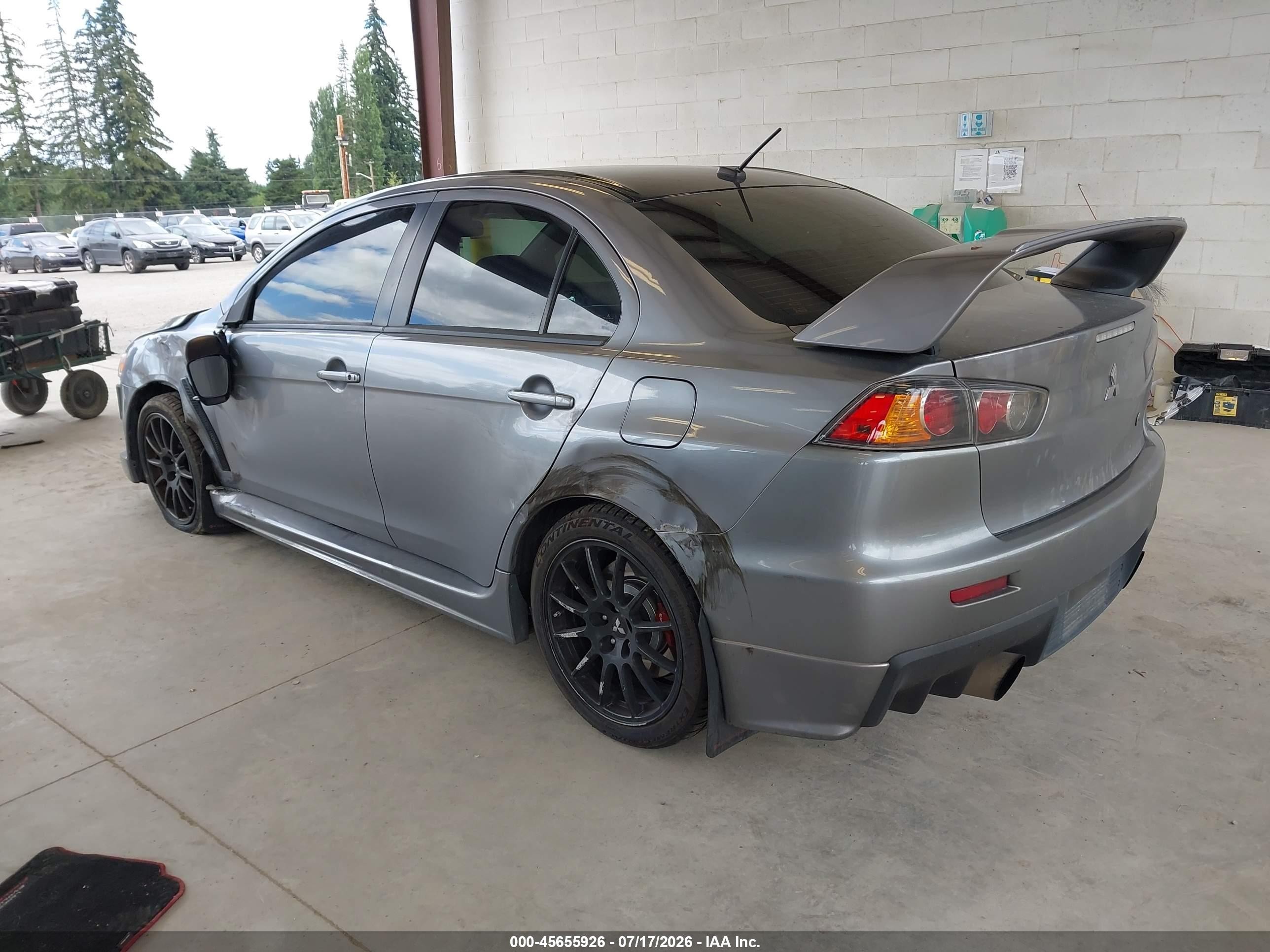 2015 Mitsubishi Lancer Evolution Final Edition Silver vin: JA32W7FV2FU027560