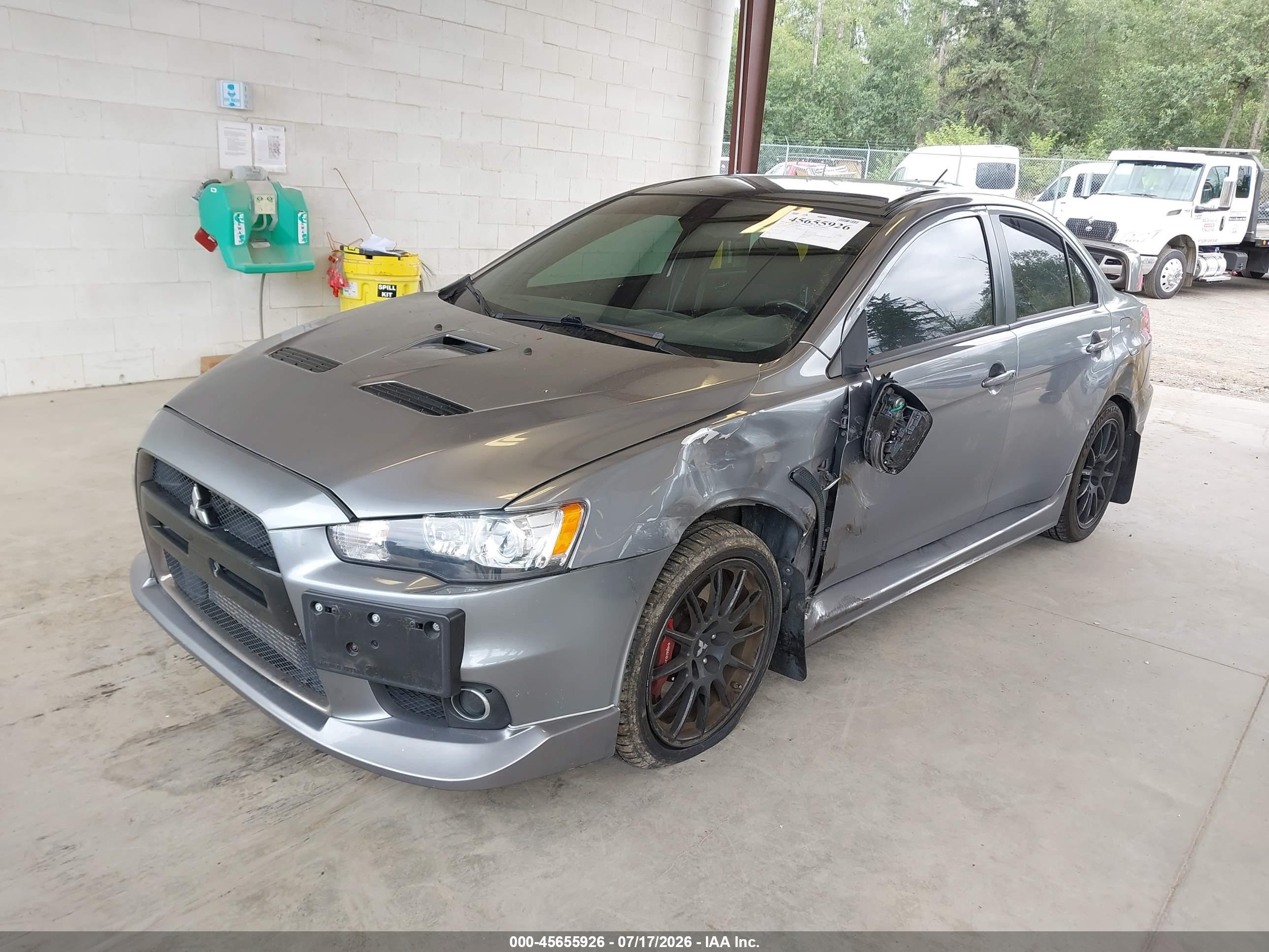 2015 Mitsubishi Lancer Evolution Final Edition Silver vin: JA32W7FV2FU027560