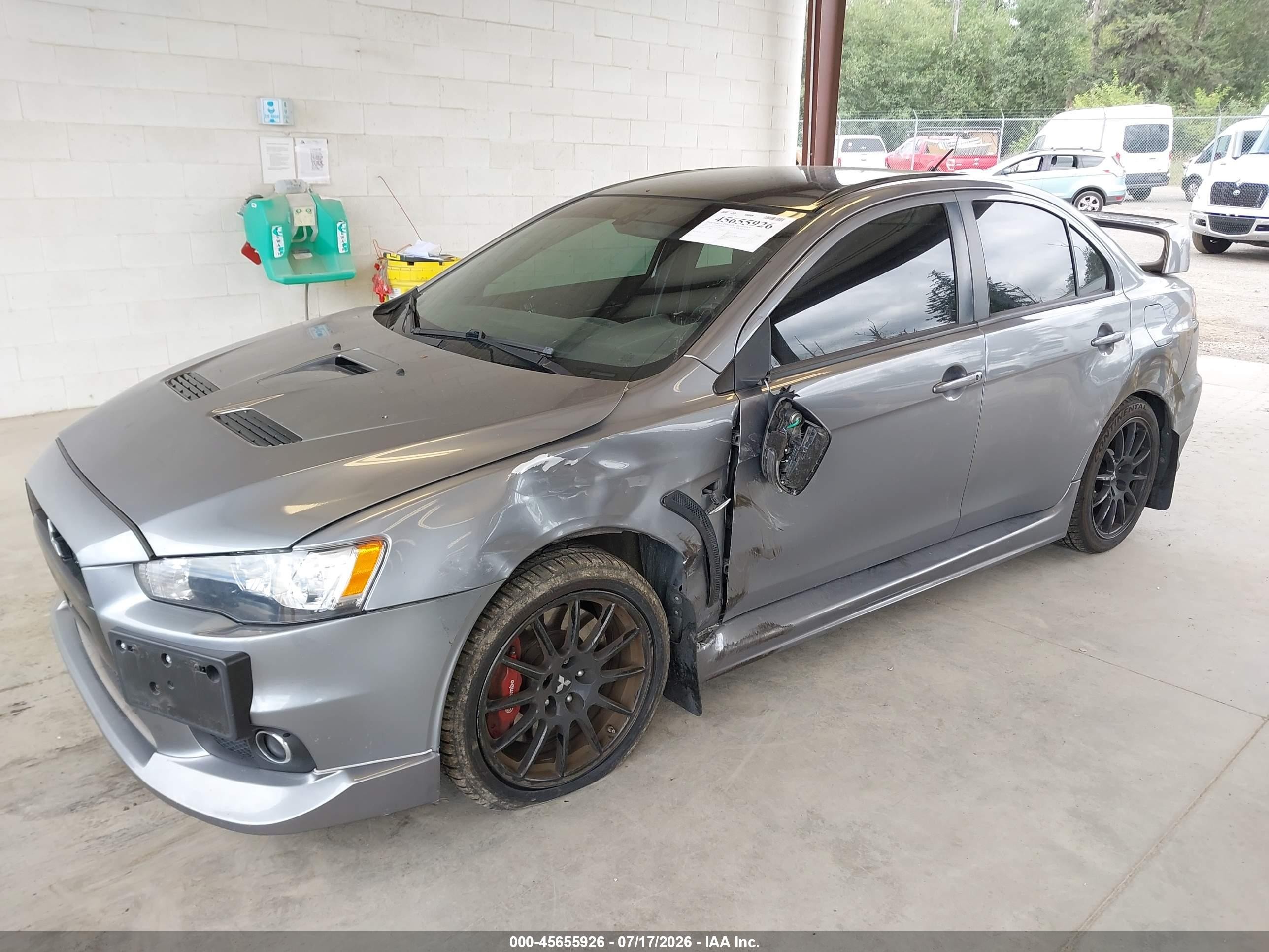 2015 Mitsubishi Lancer Evolution Final Edition Silver vin: JA32W7FV2FU027560