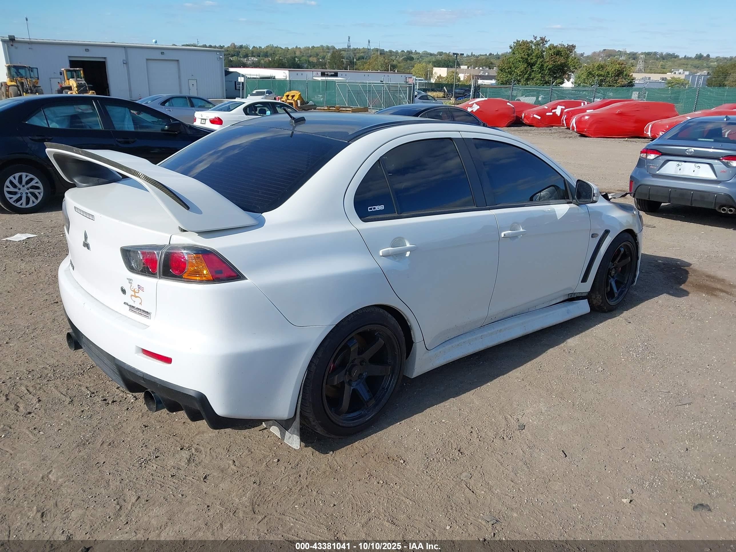 2015 Mitsubishi Lancer Evolution Final Edition White vin: JA32W7FV2FU028031