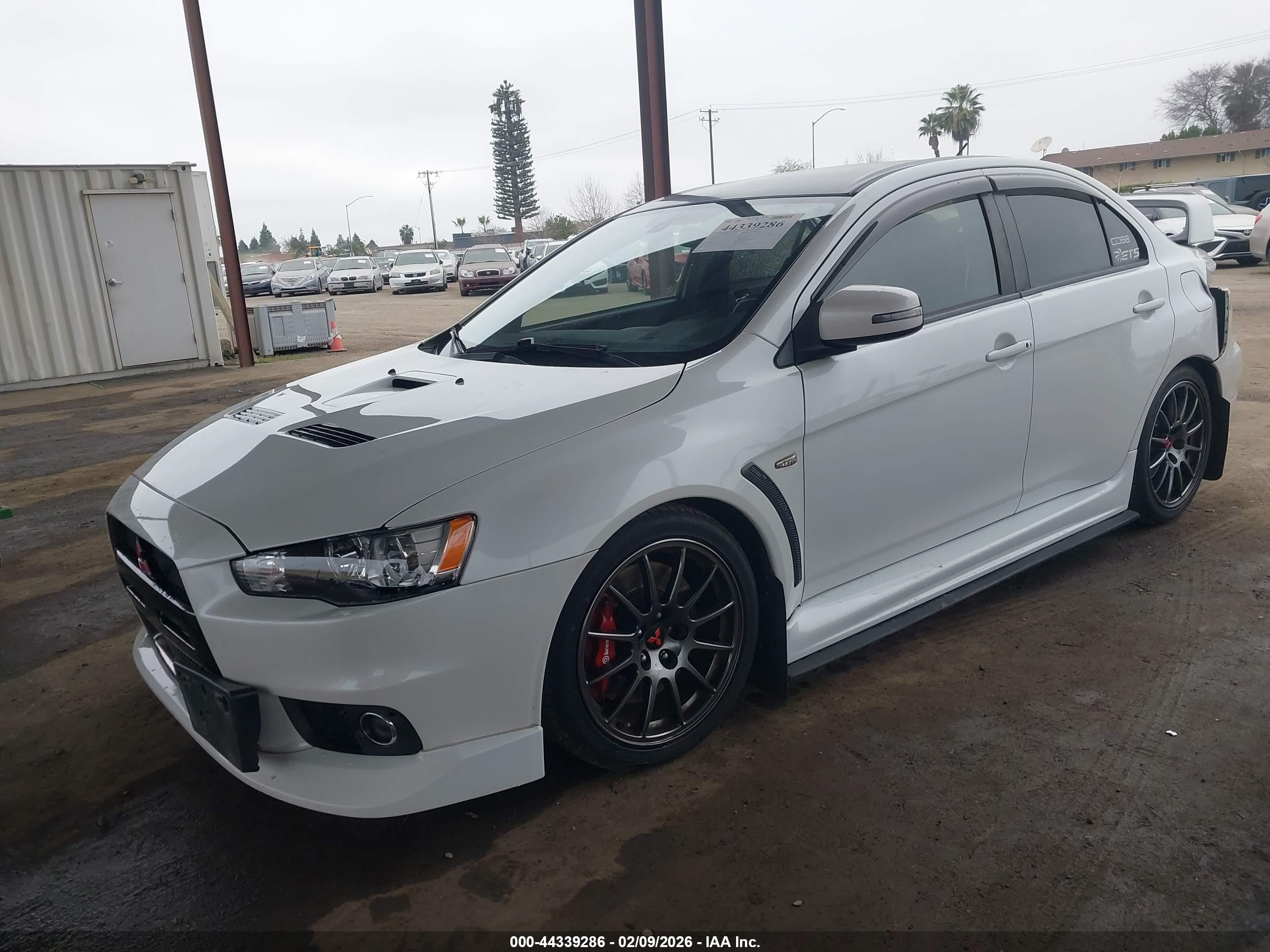 2015 Mitsubishi Lancer Evolution Final Edition White vin: JA32W7FV5FU027696