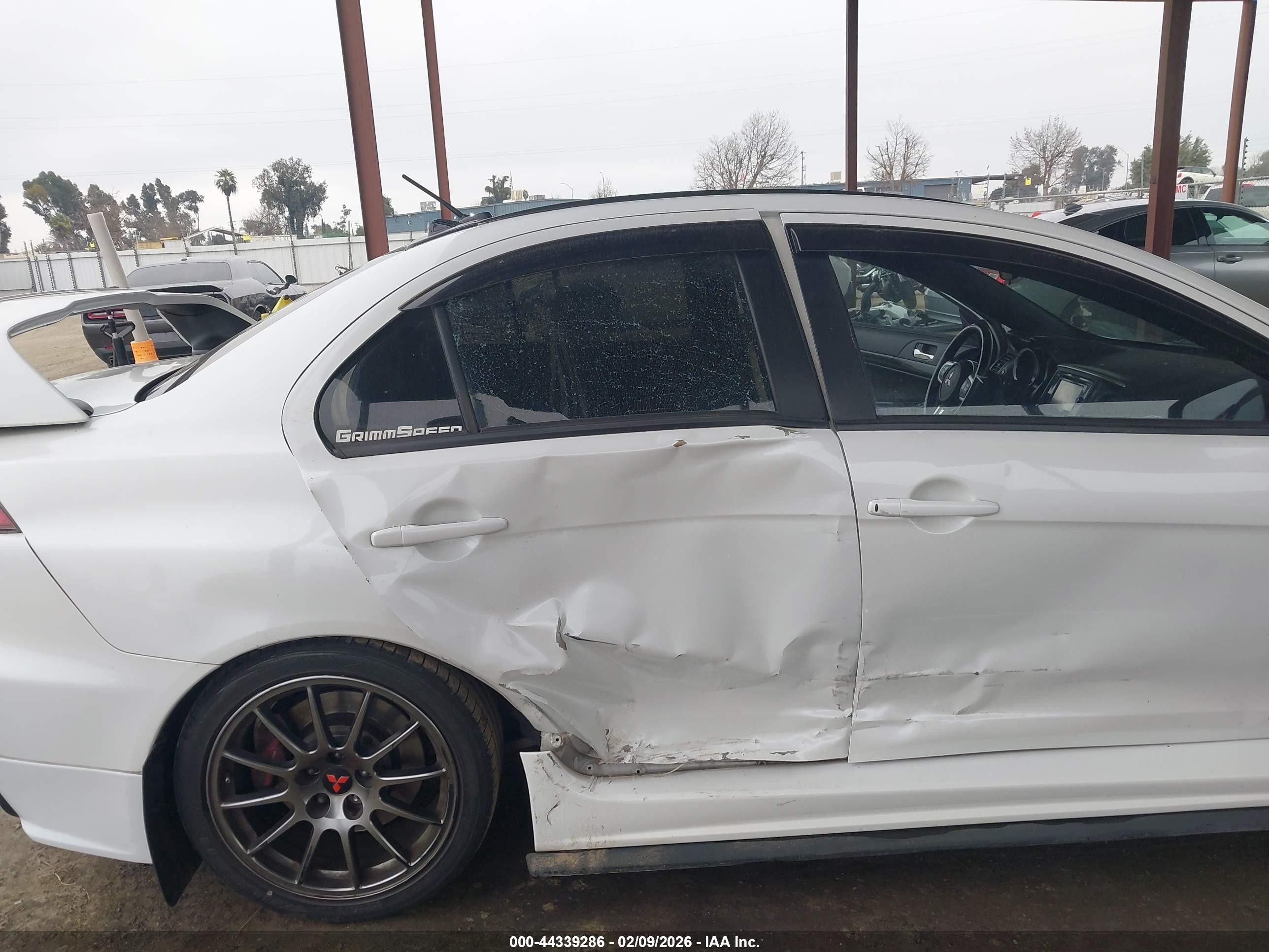 2015 Mitsubishi Lancer Evolution Final Edition White vin: JA32W7FV5FU027696