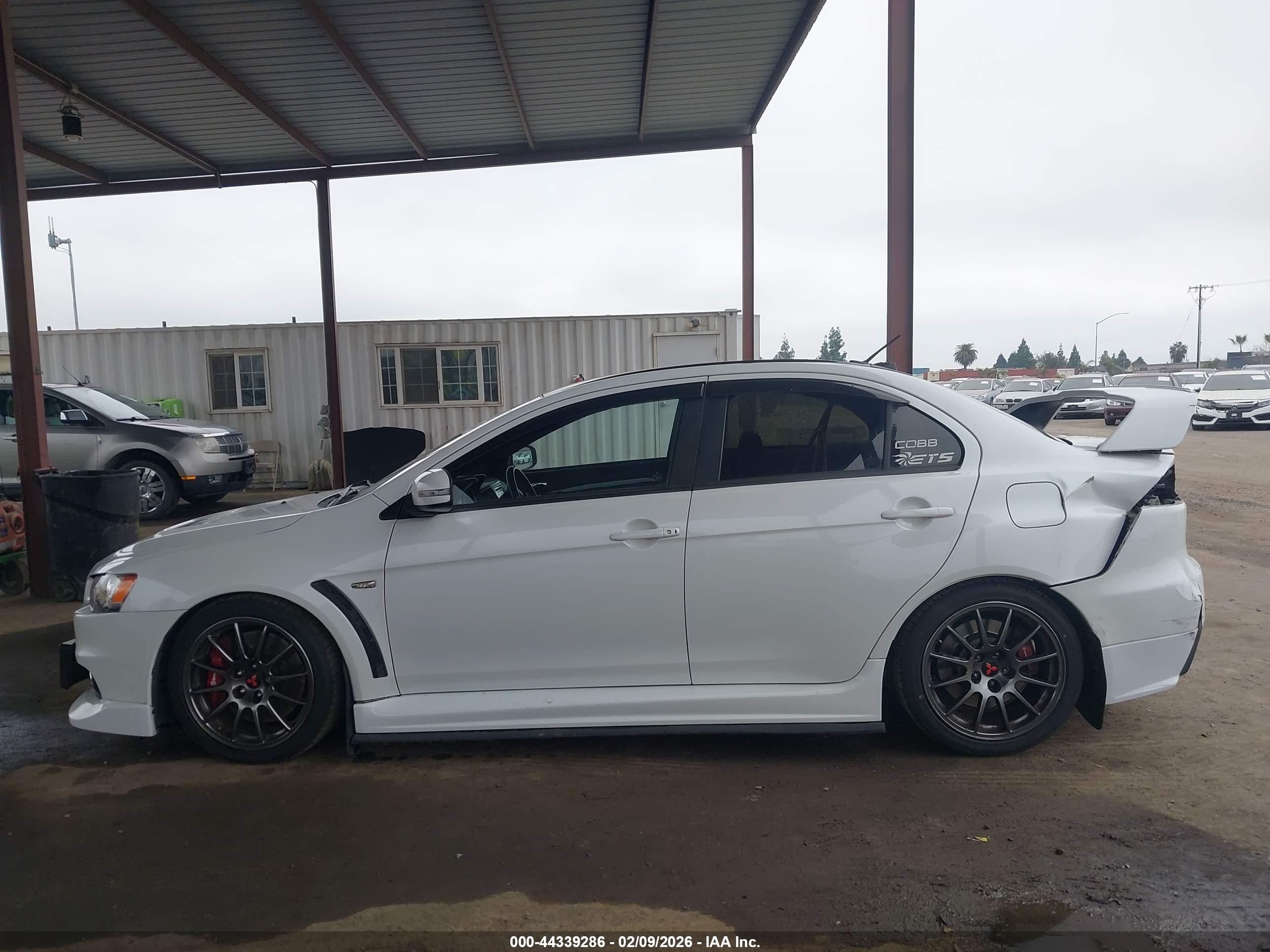 2015 Mitsubishi Lancer Evolution Final Edition White vin: JA32W7FV5FU027696