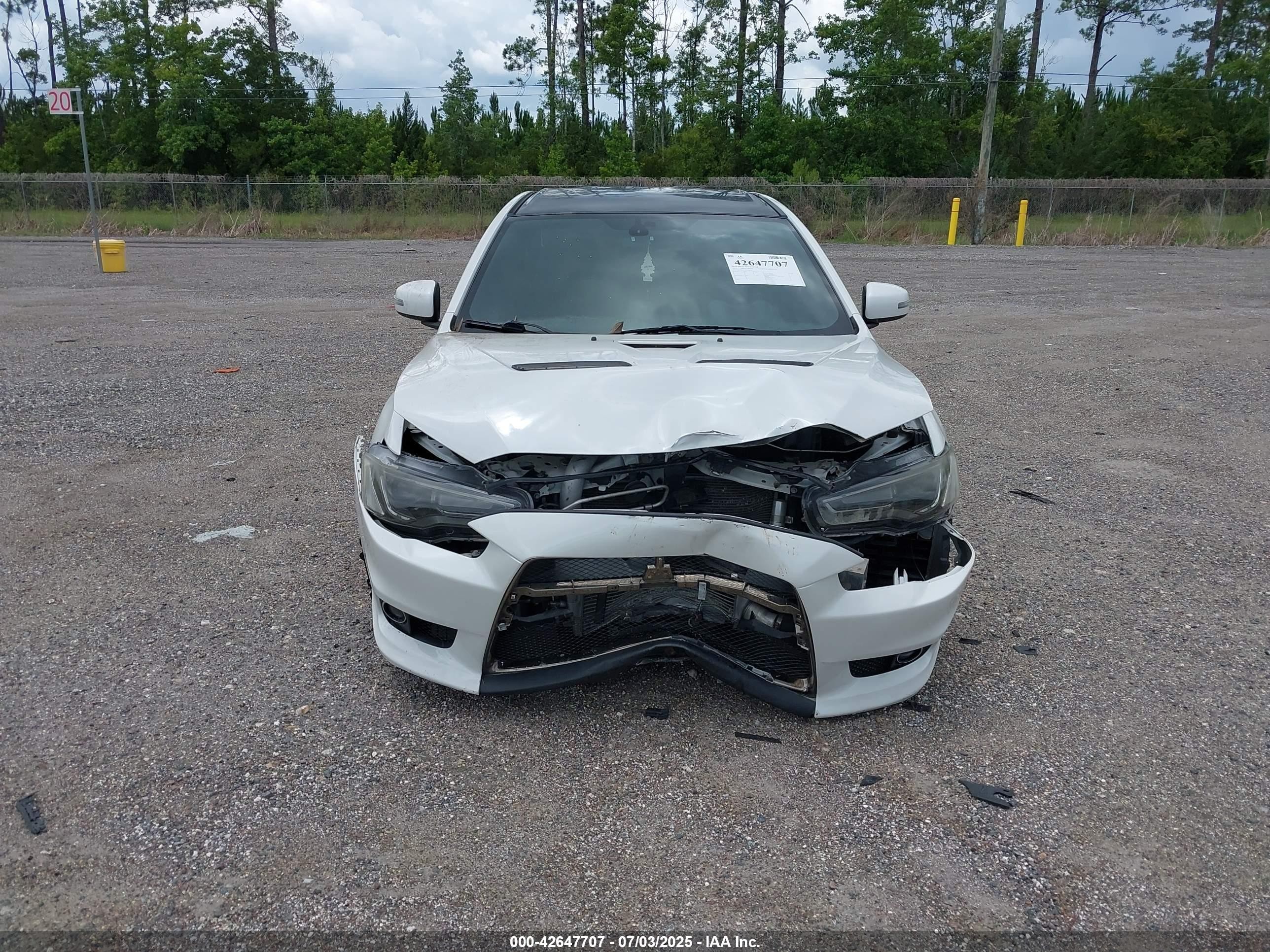 2015 Mitsubishi Lancer Evolution Final Edition White vin: JA32W7FV5FU028234