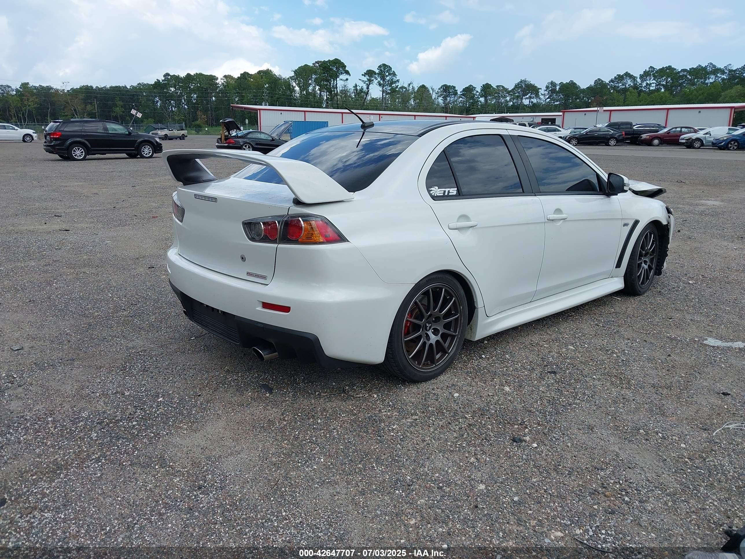 2015 Mitsubishi Lancer Evolution Final Edition White vin: JA32W7FV5FU028234