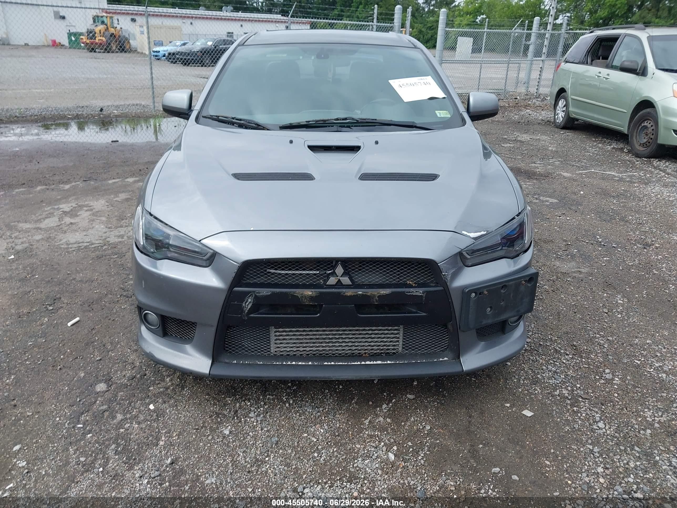 2015 Mitsubishi Lancer Evolution Final Edition Gray vin: JA32W7FV6FU028467