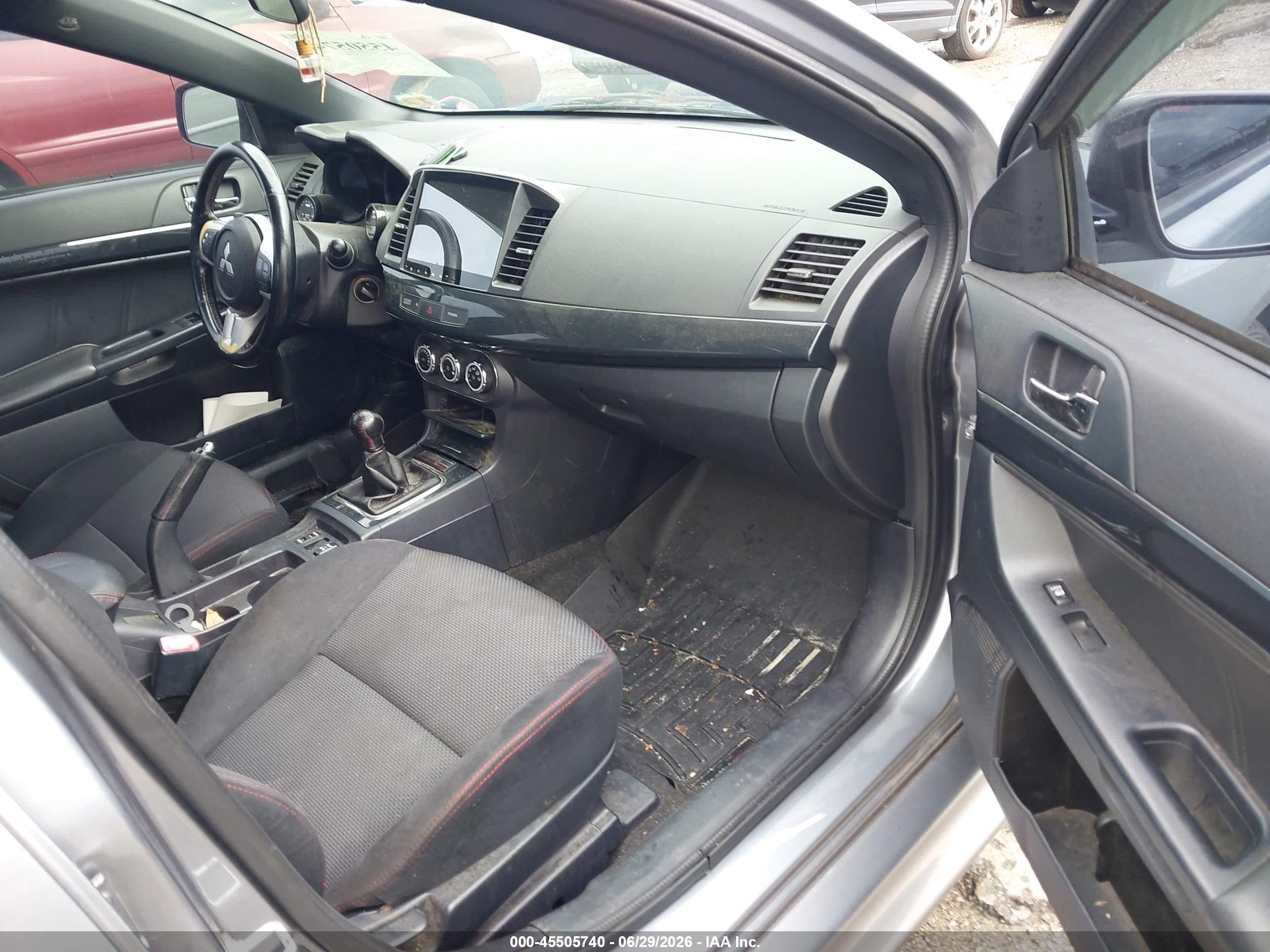 2015 Mitsubishi Lancer Evolution Final Edition Gray vin: JA32W7FV6FU028467