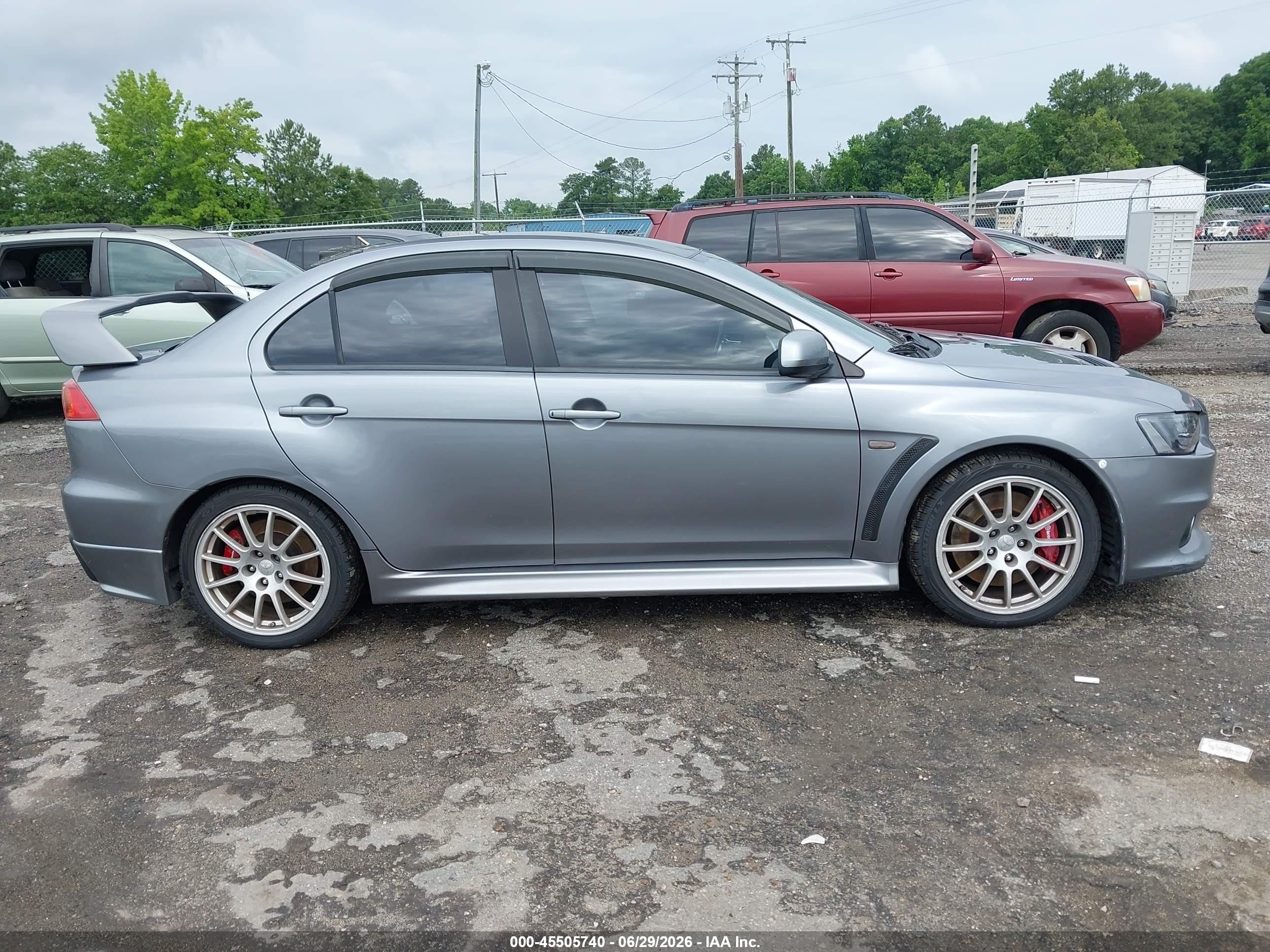 2015 Mitsubishi Lancer Evolution Final Edition Gray vin: JA32W7FV6FU028467