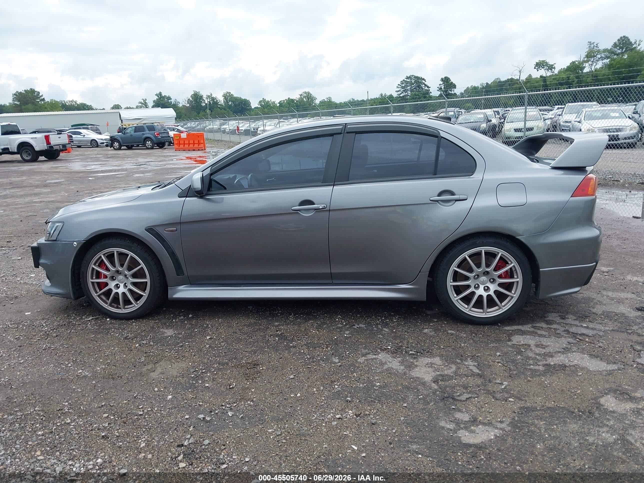 2015 Mitsubishi Lancer Evolution Final Edition Gray vin: JA32W7FV6FU028467