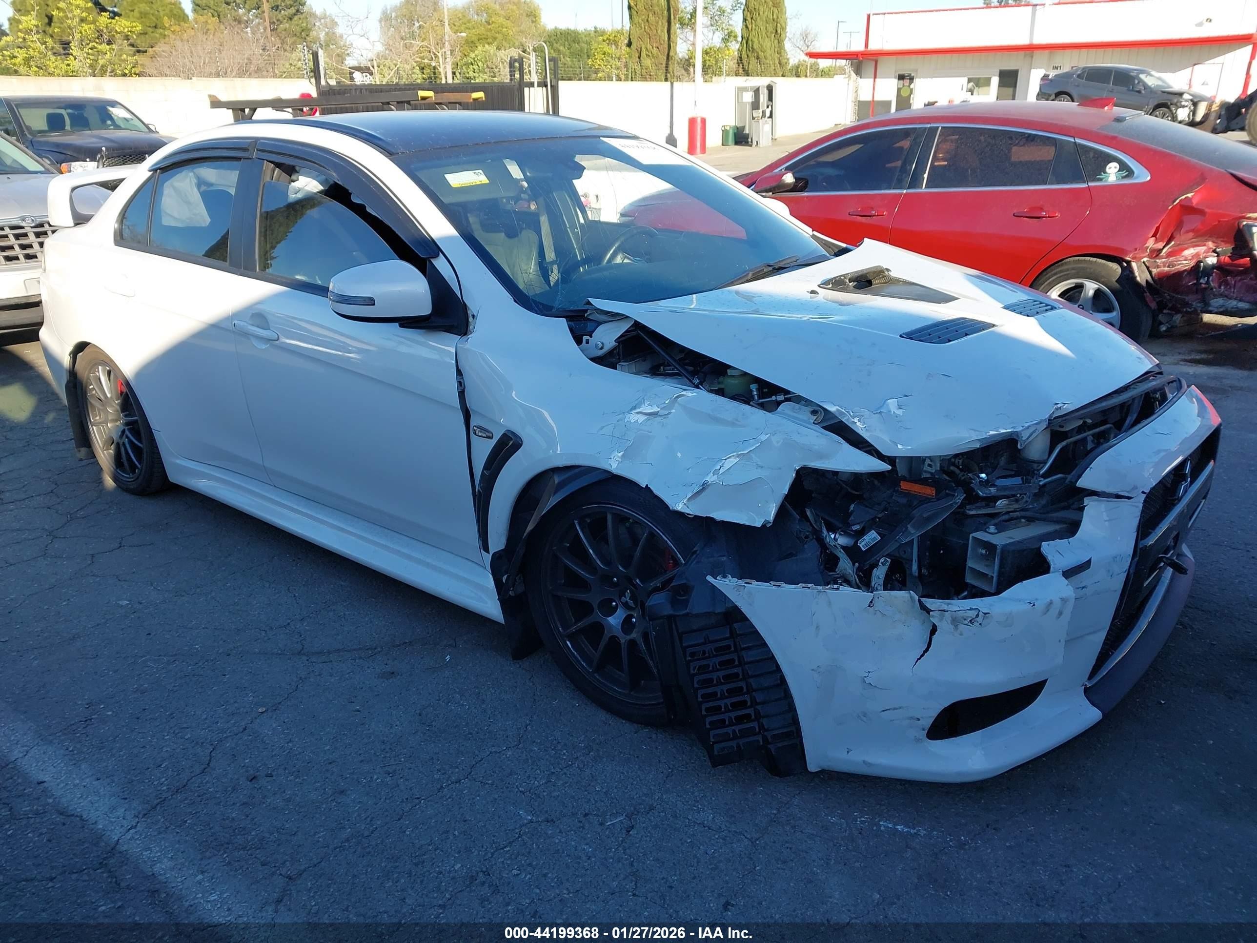 2015 Mitsubishi Lancer Evolution Final Edition White vin: JA32W7FV8FU028308
