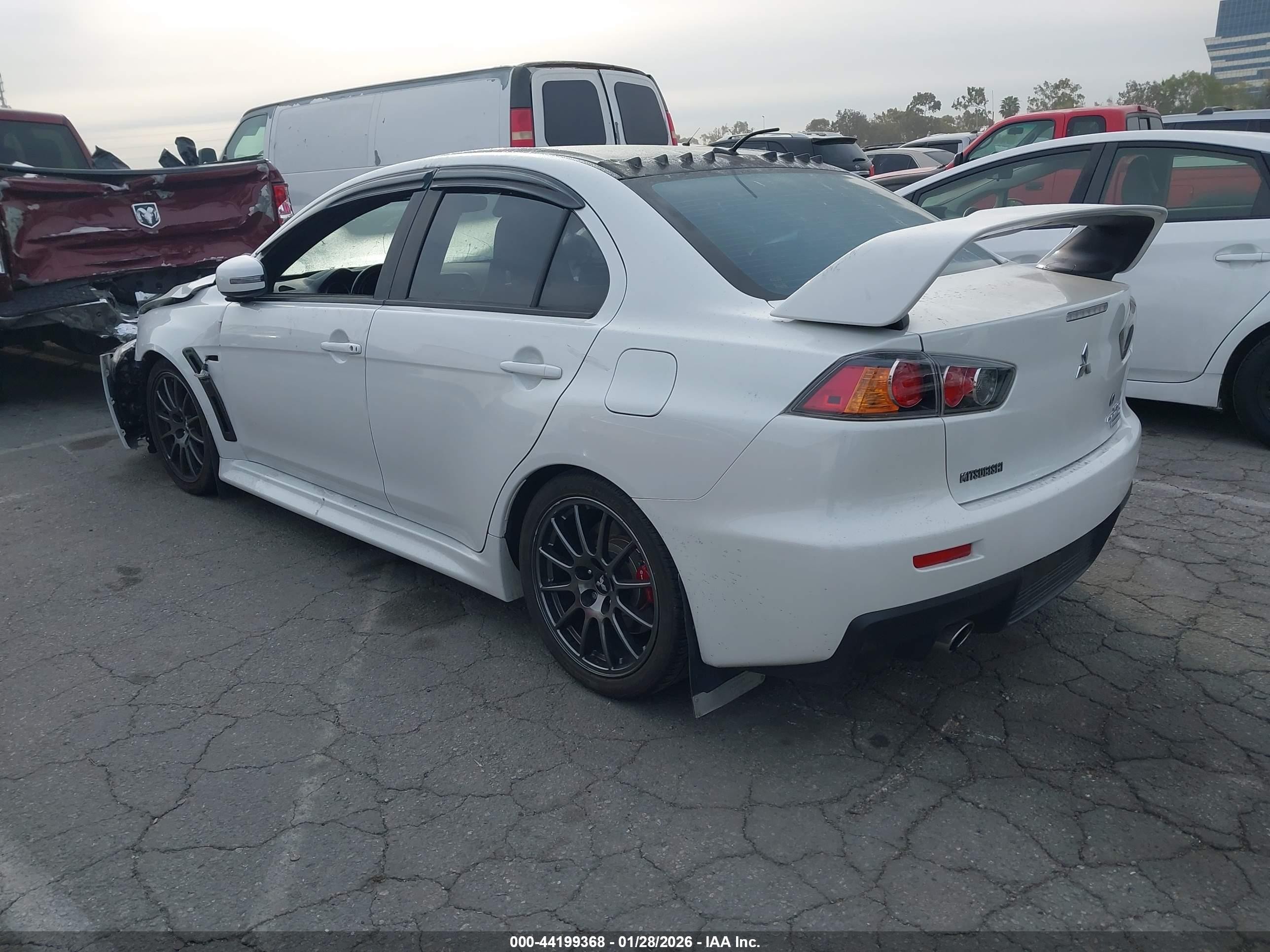 2015 Mitsubishi Lancer Evolution Final Edition White vin: JA32W7FV8FU028308
