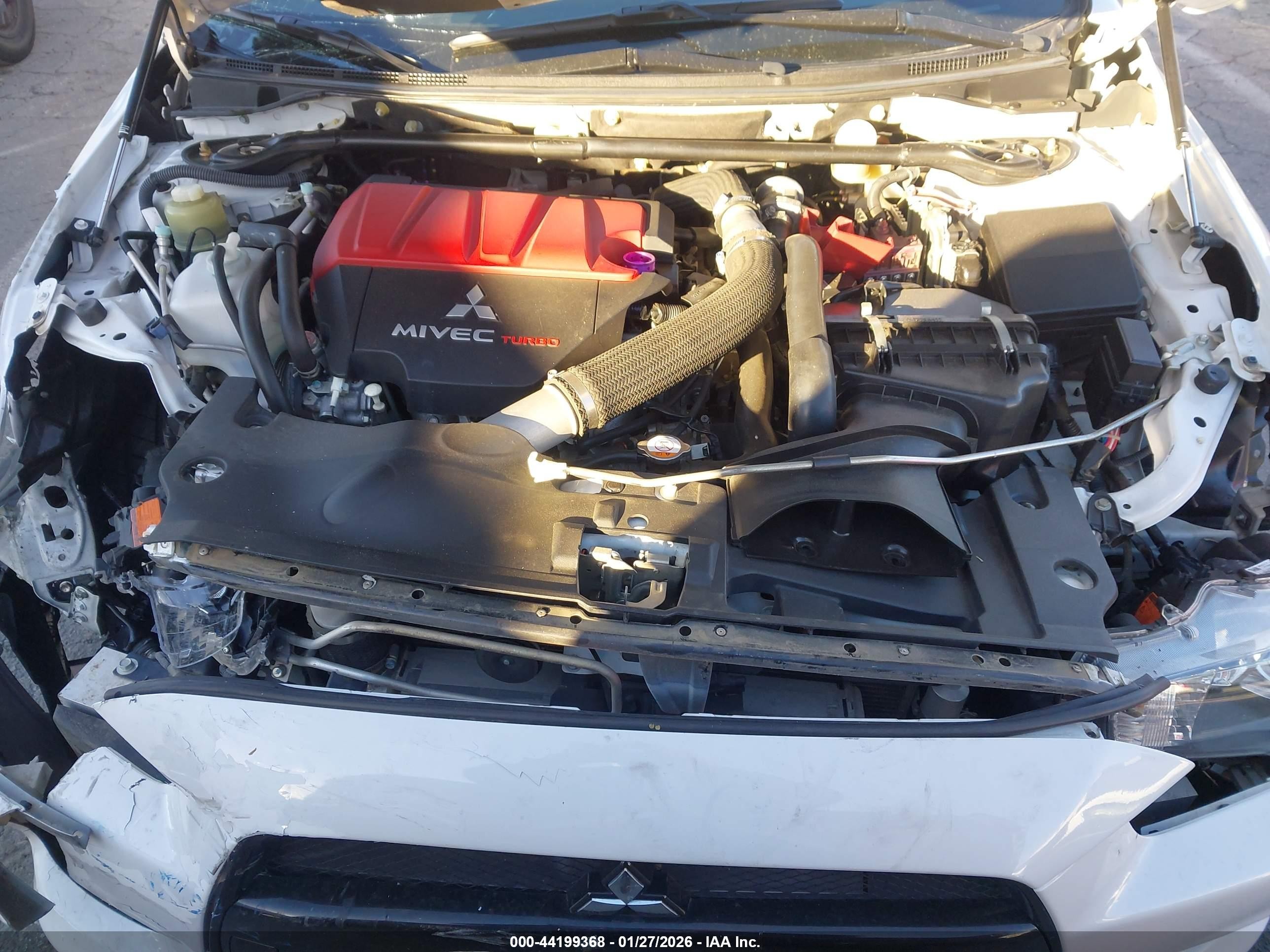 2015 Mitsubishi Lancer Evolution Final Edition White vin: JA32W7FV8FU028308