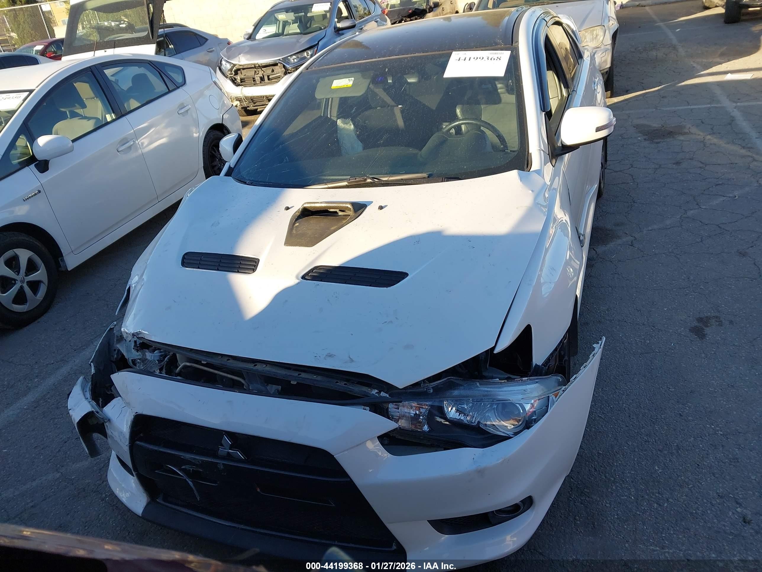 2015 Mitsubishi Lancer Evolution Final Edition White vin: JA32W7FV8FU028308