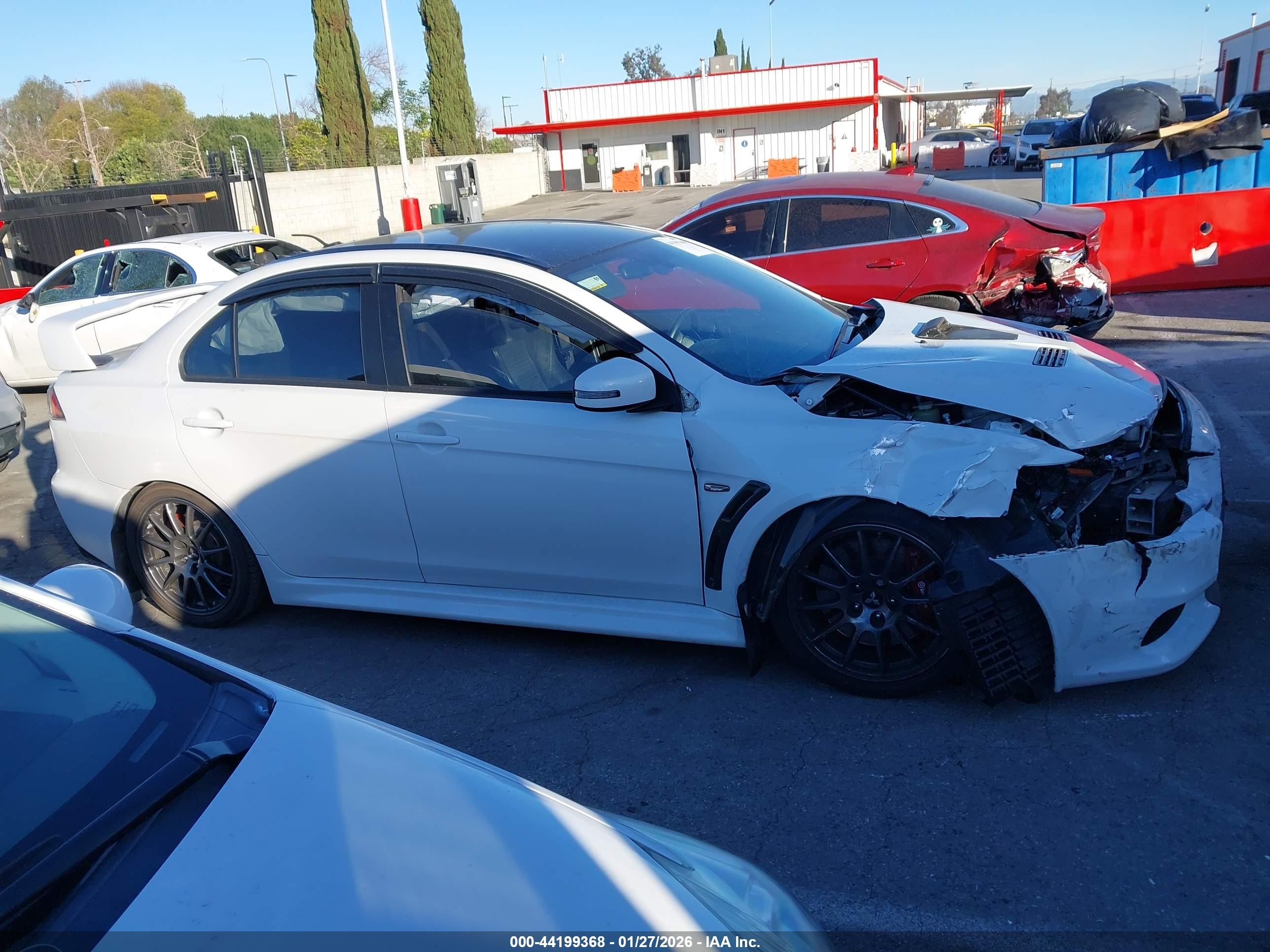 2015 Mitsubishi Lancer Evolution Final Edition White vin: JA32W7FV8FU028308