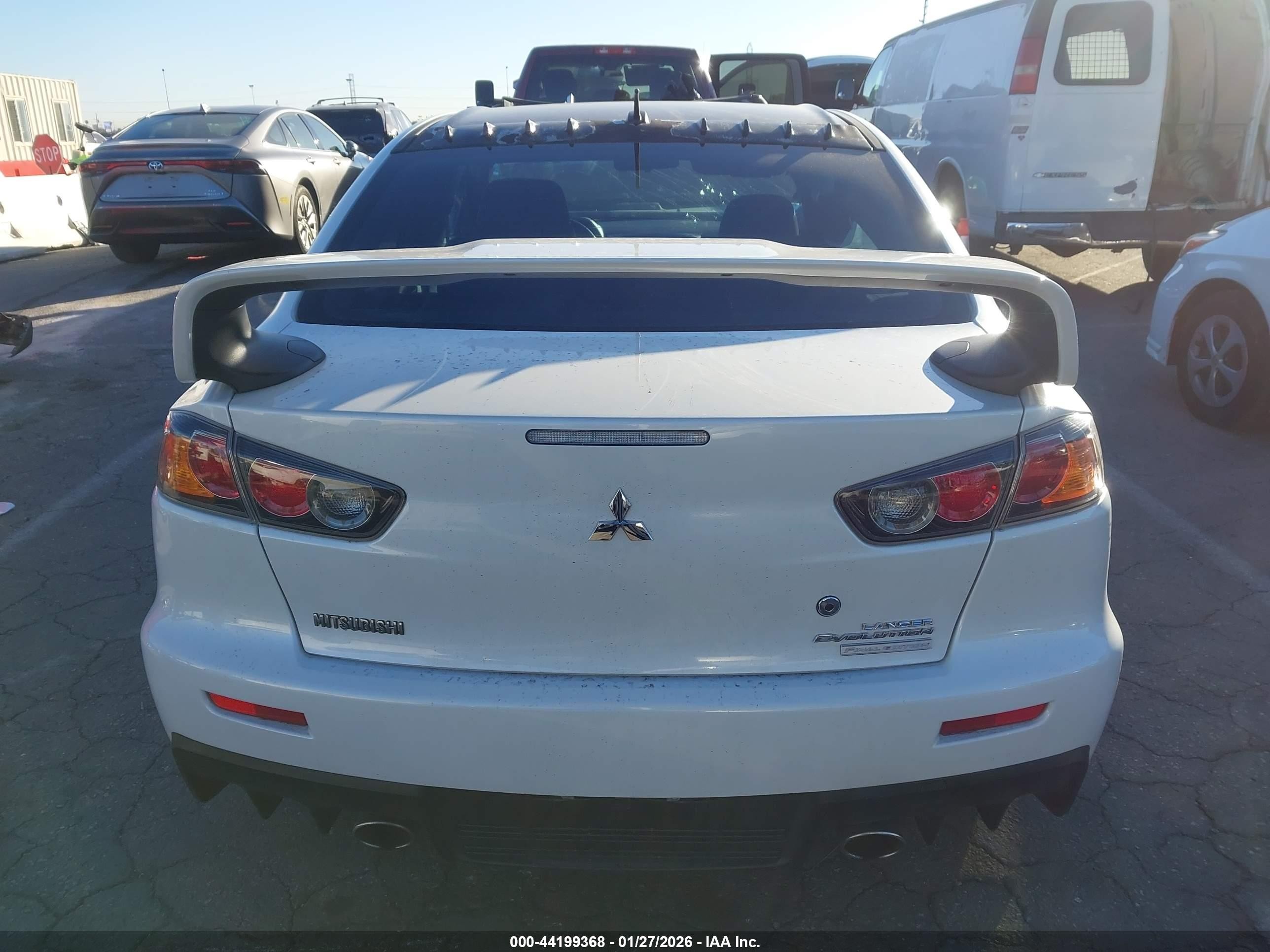 2015 Mitsubishi Lancer Evolution Final Edition White vin: JA32W7FV8FU028308