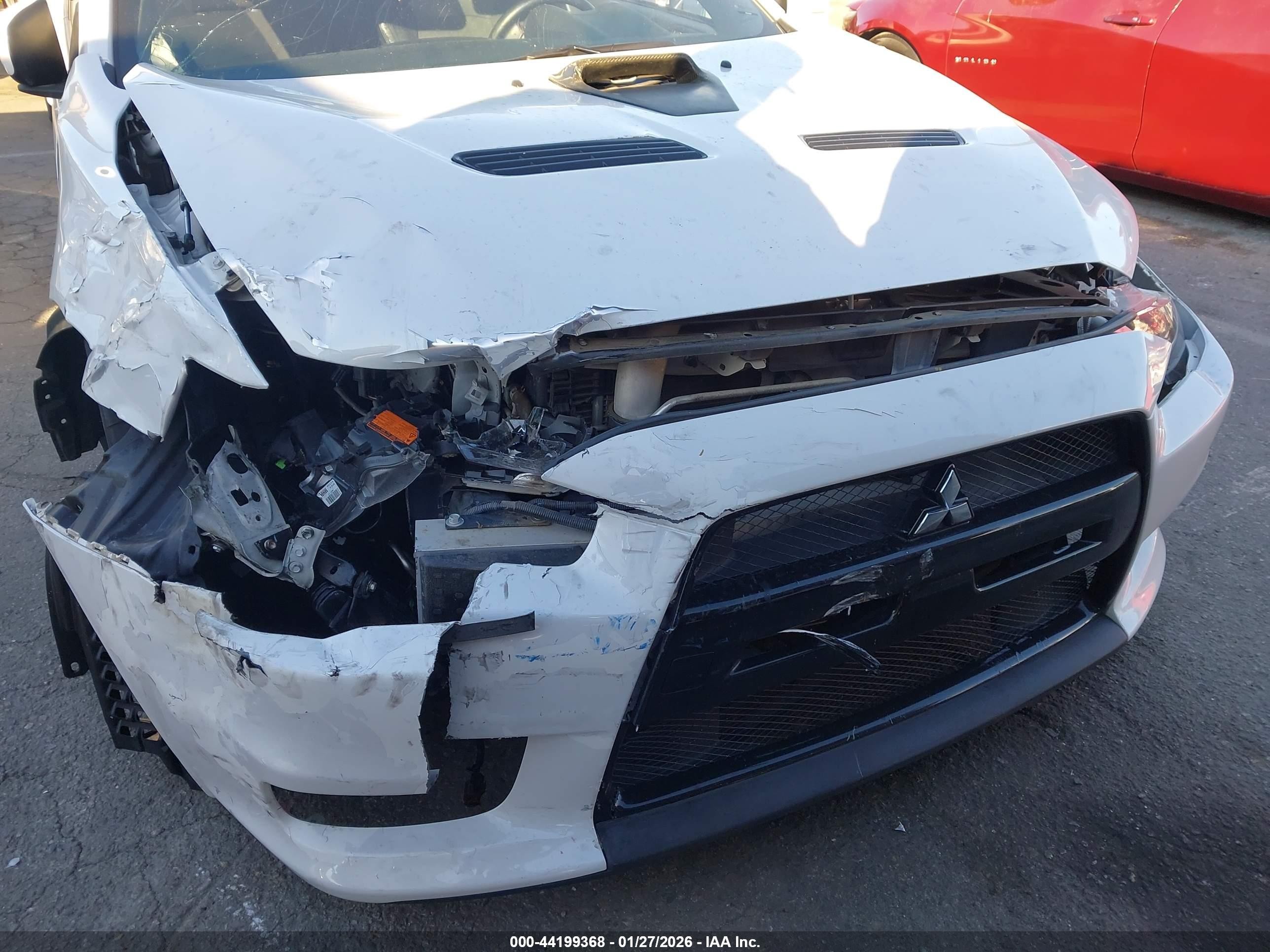 2015 Mitsubishi Lancer Evolution Final Edition White vin: JA32W7FV8FU028308