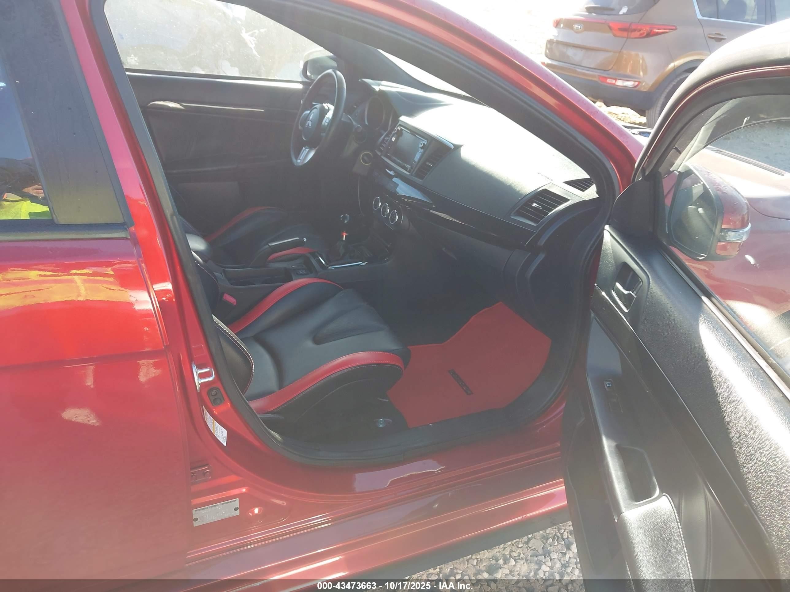 2015 Mitsubishi Lancer Evolution Final Edition Red vin: JA32W7FVXFU028357