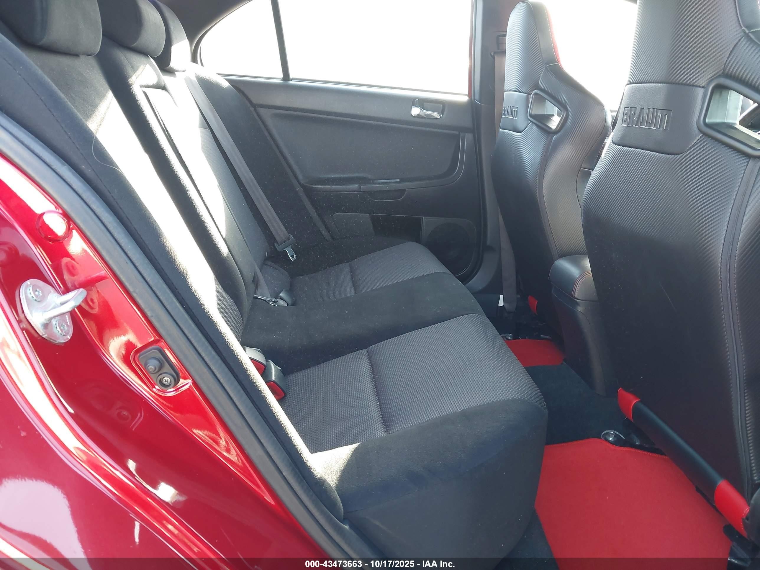 2015 Mitsubishi Lancer Evolution Final Edition Red vin: JA32W7FVXFU028357
