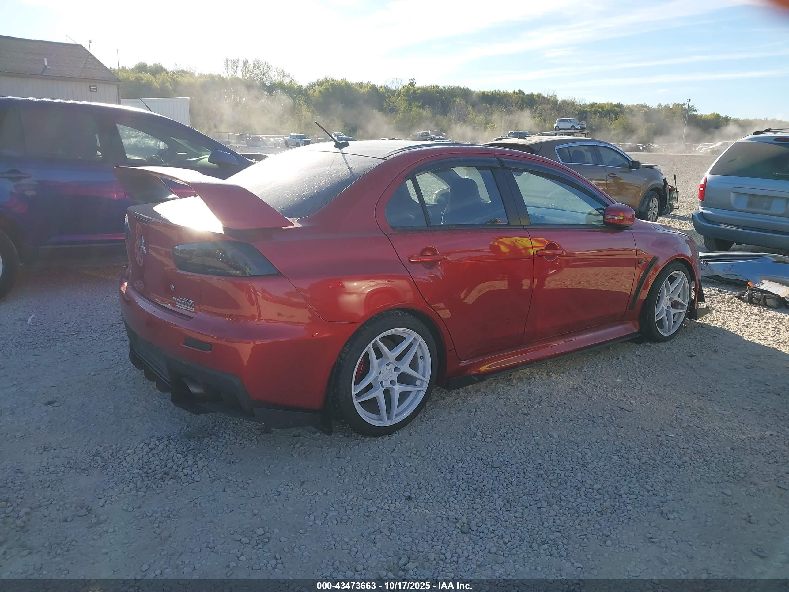 2015 Mitsubishi Lancer Evolution Final Edition Red vin: JA32W7FVXFU028357